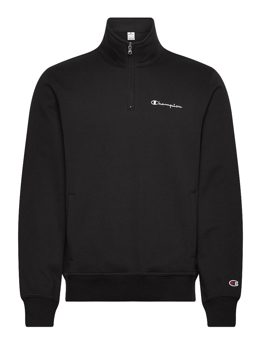 Champion - Half Zip Sweatshirt - sweatshirts - black beauty - 1
