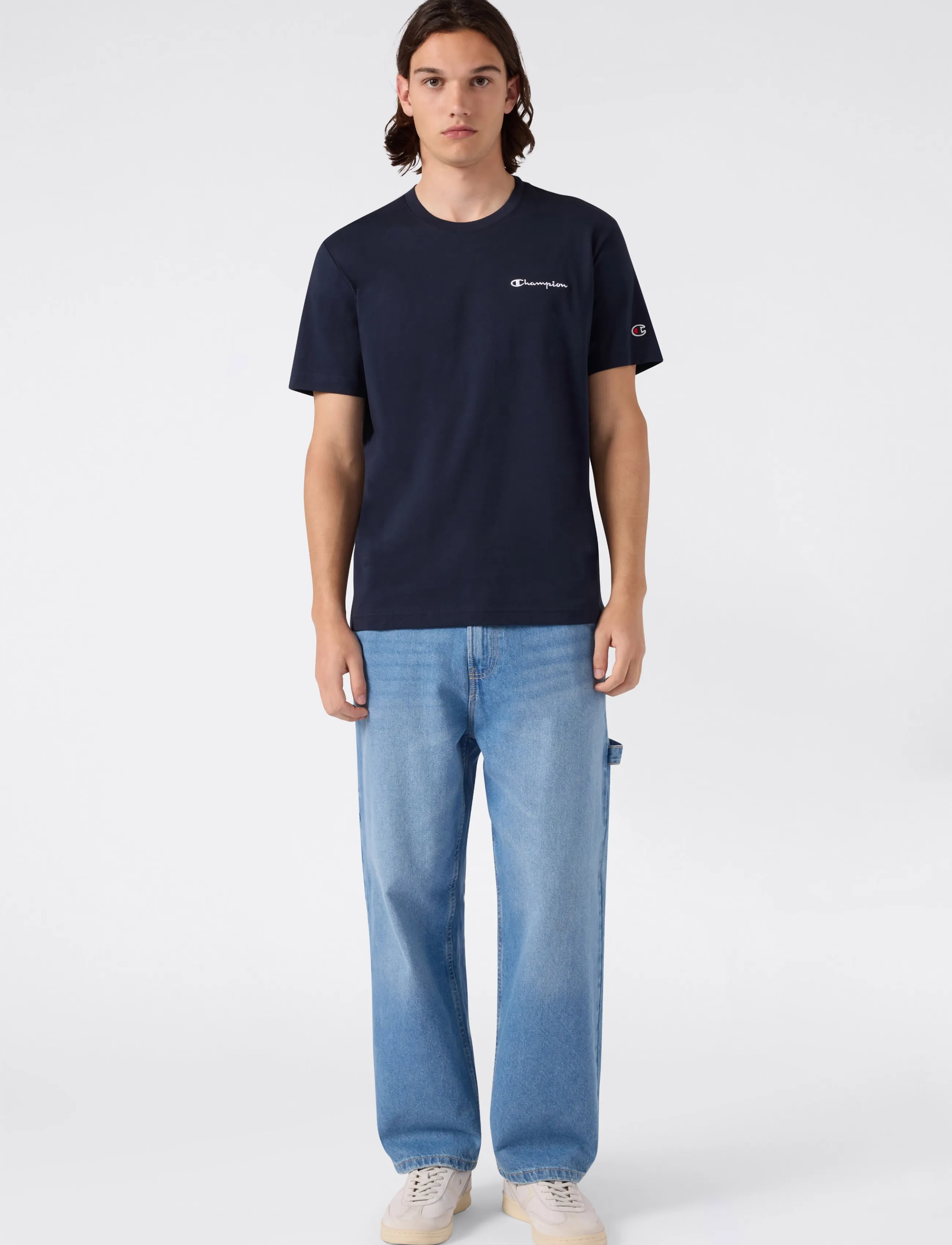 Champion SS Tee - Kleidung - BS501-NNY-NS / navy