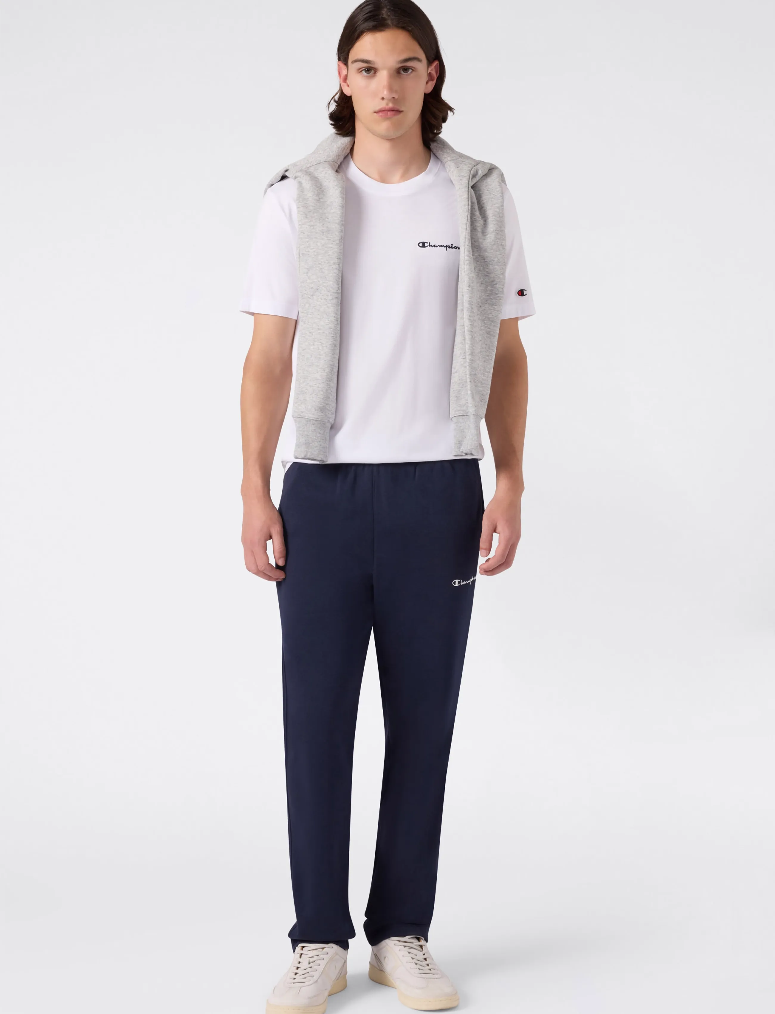 Champion Straight Hem Pants, XS, Navy, Underdele > Joggingbukser, Herre