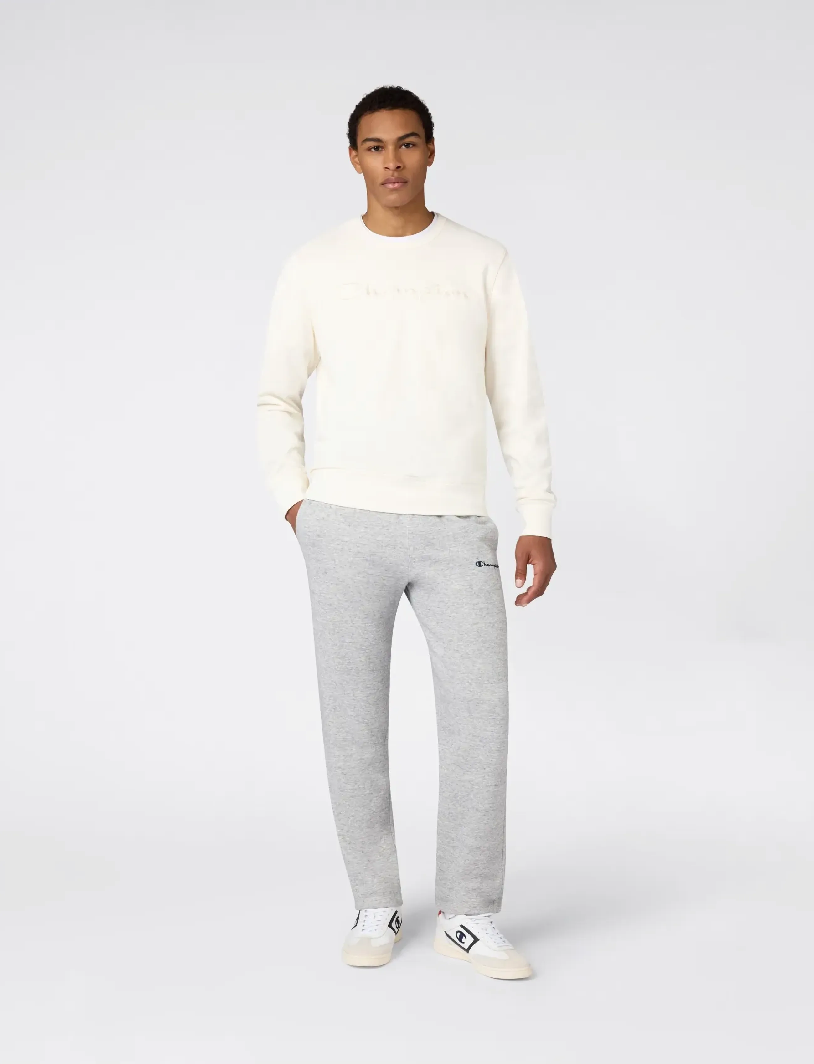 Champion Straight Hem Pants - Joggingbyxor - EM021-NOXM / grey