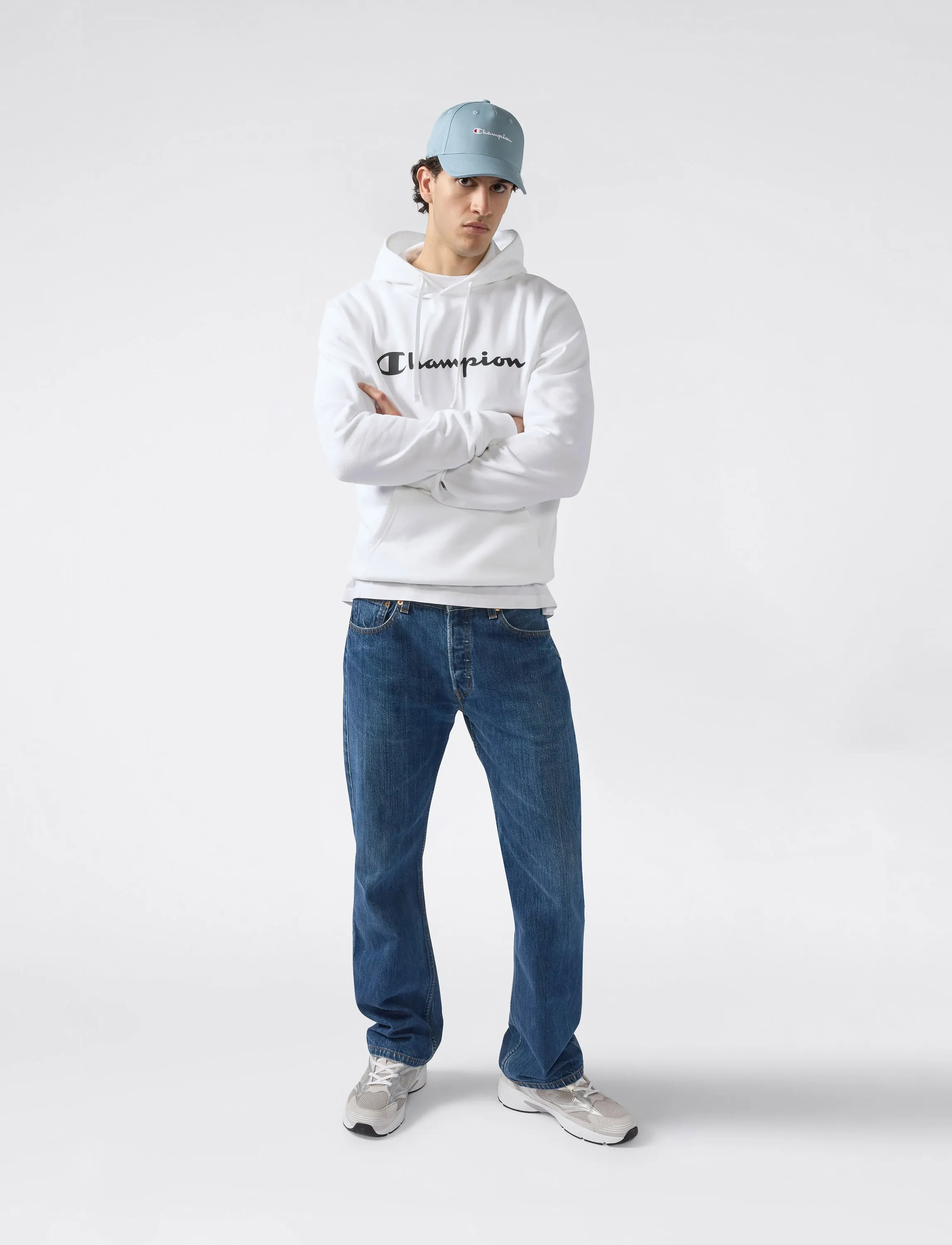 Champion Hooded Sweatshirt - Kapuzenpullover - WW001-WHT / white
