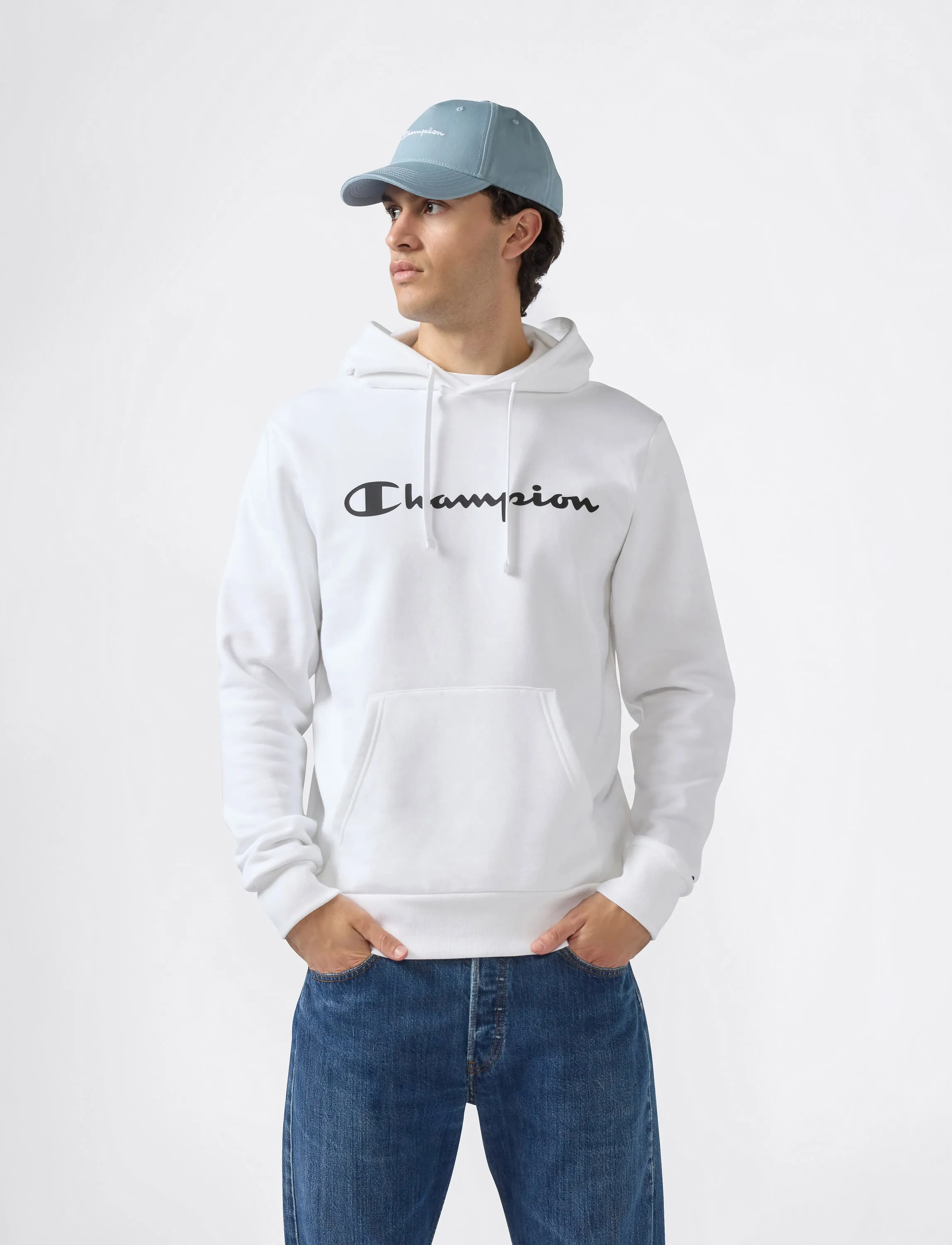 Champion - Hooded Sweatshirt - kapuutsiga dressipluusid - ww001-wht - 4