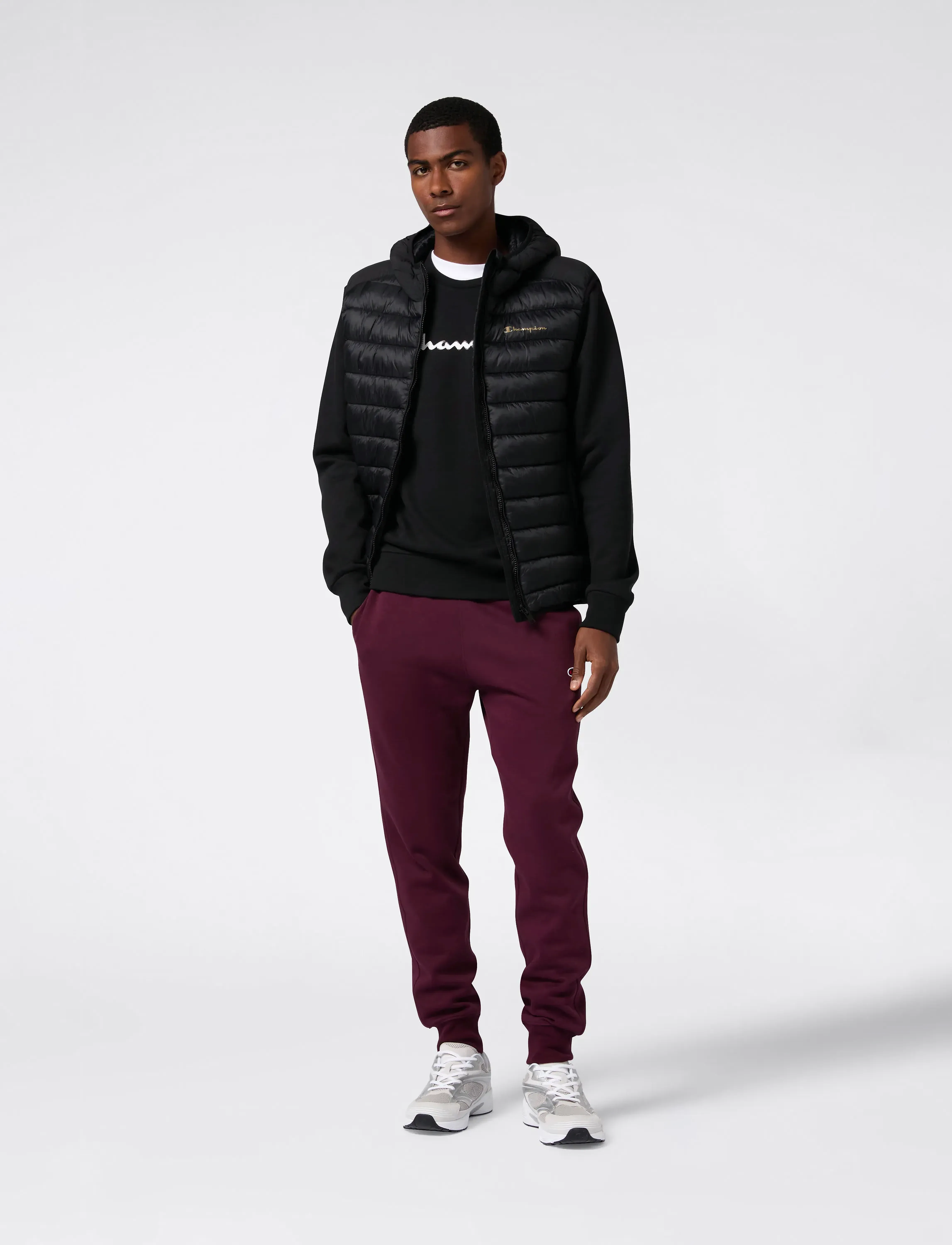 Champion Crewneck Sweatshirt, S, Black, Sweatshirts & Hættetrøjer > Sweatshirts, Herre