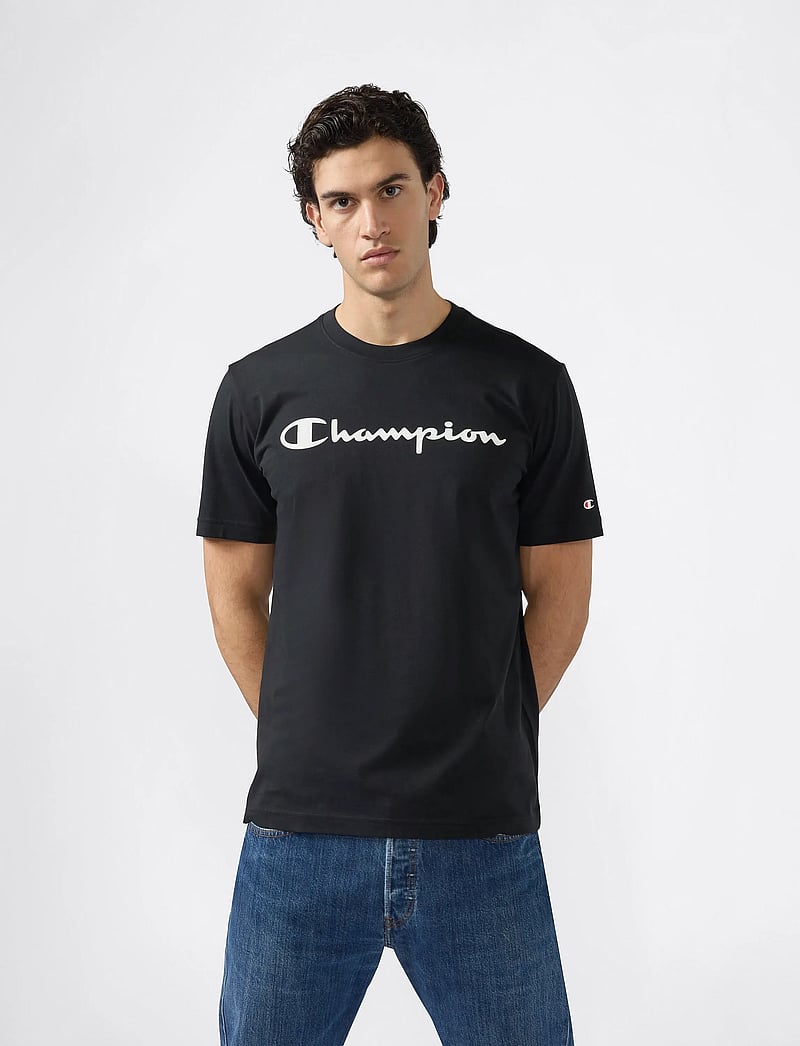 Champion - SS Tee - short-sleeved t-shirts - kk001-nbk-ns - 4