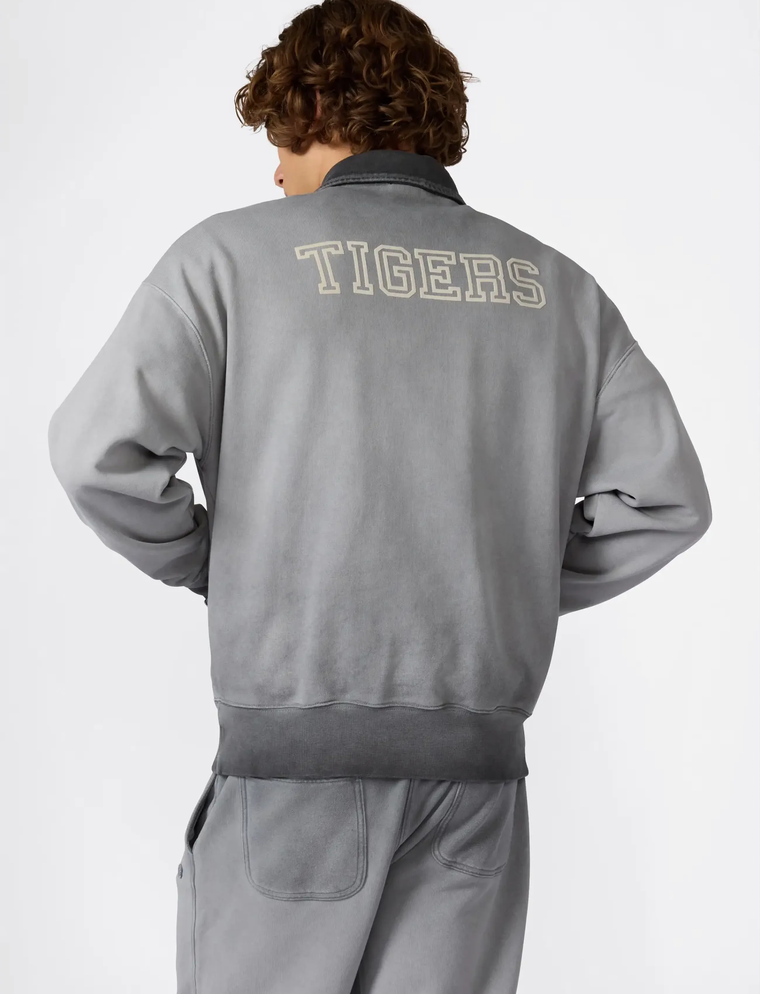 Champion - Polo Neck Sweatshirt - pullover mit halbem reißverschluss - kk022-fgy - 4