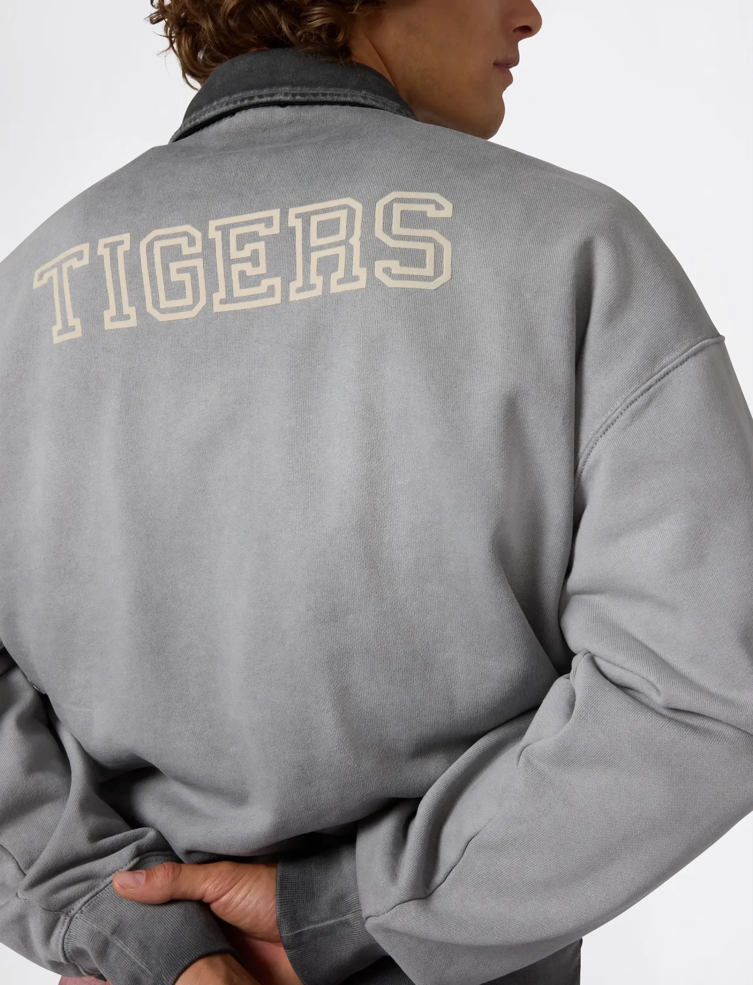 Champion - Polo Neck Sweatshirt - pullover mit halbem reißverschluss - kk022-fgy - 5
