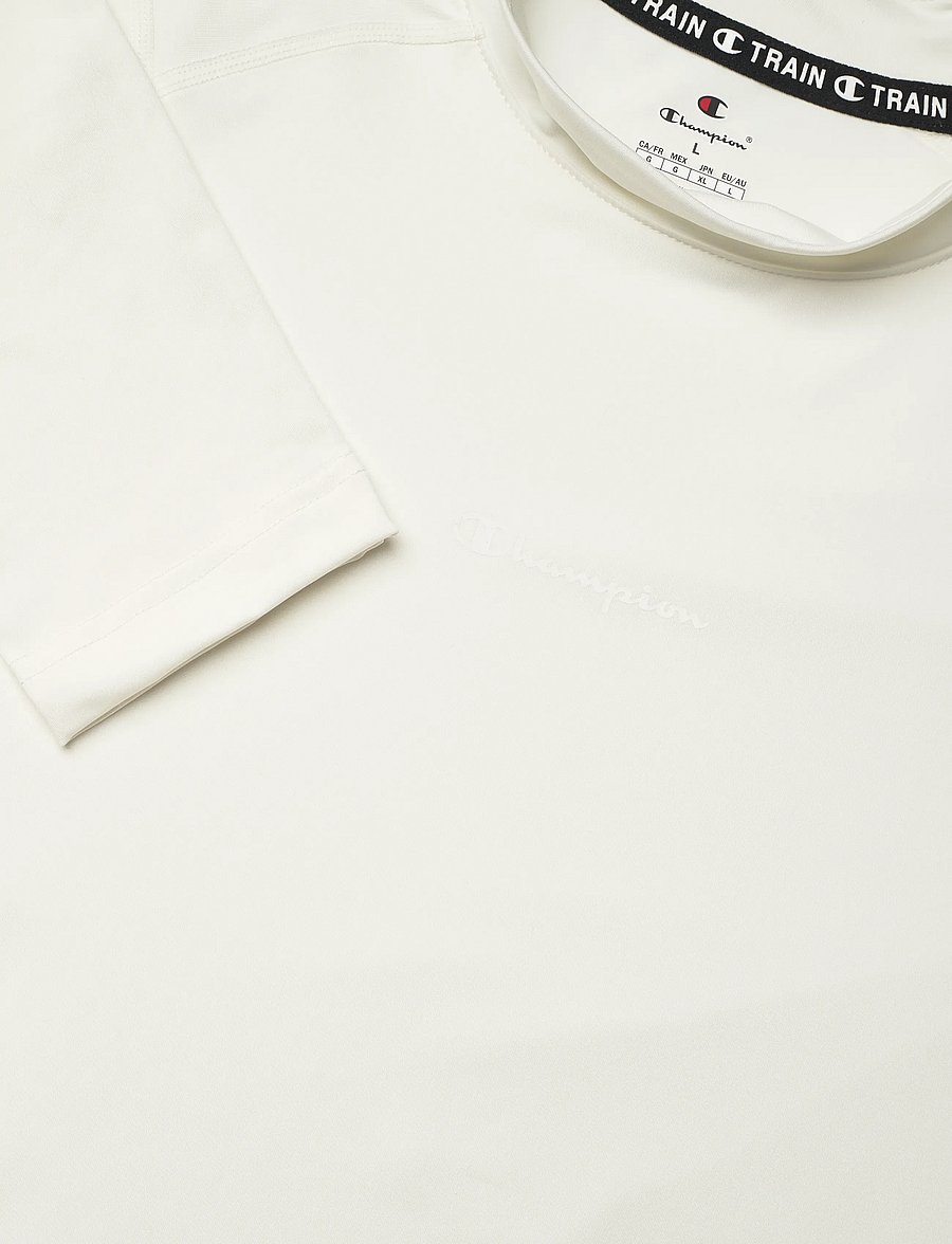 Champion - Mock Turtle Neck Long Sleeves T-Shirt - pikkade varrukatega alussärgid - ww049-iwt/iwt - 2