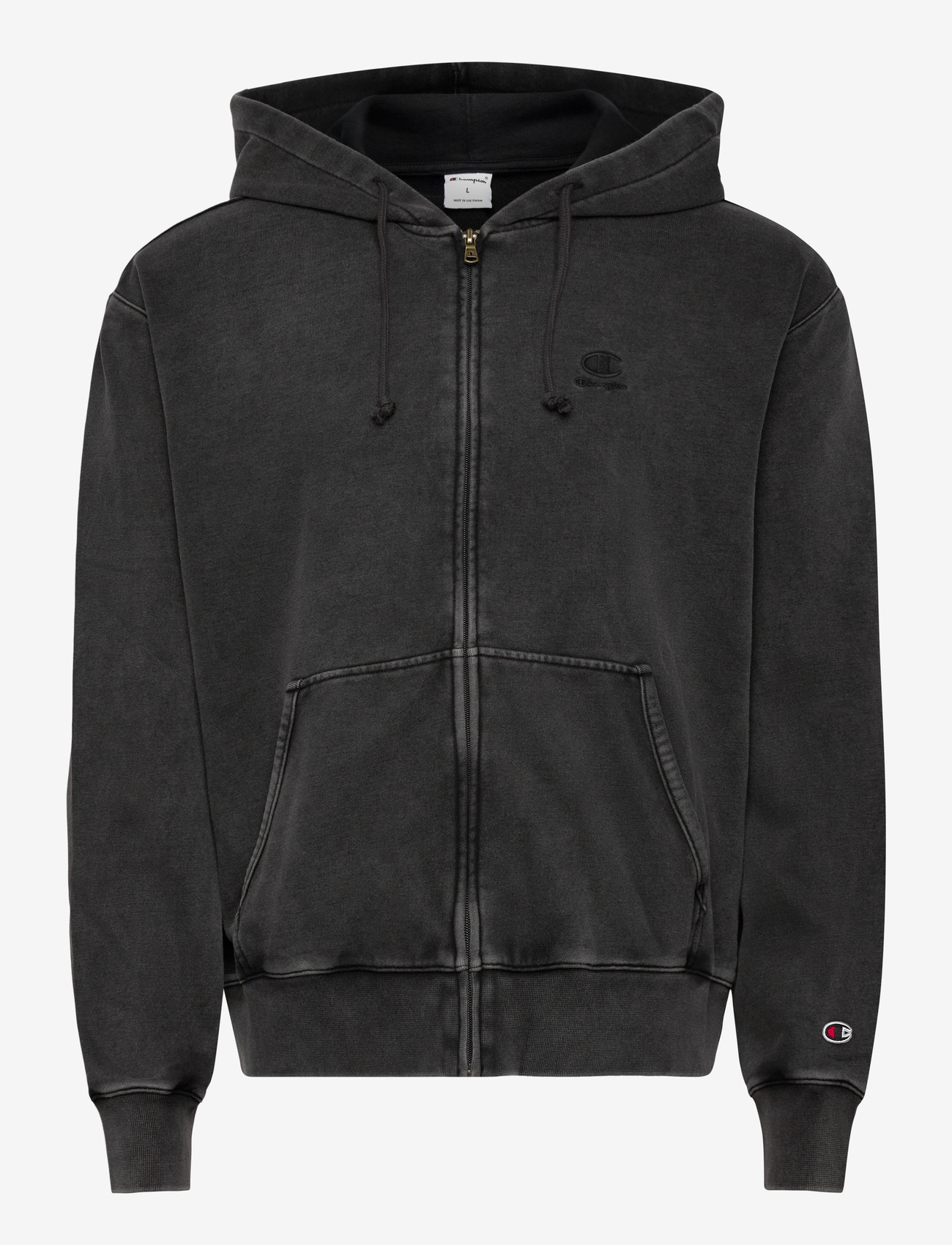 Champion - Full Zip Hoodie Sweatshirt - overdele - kk001-nbk - 0