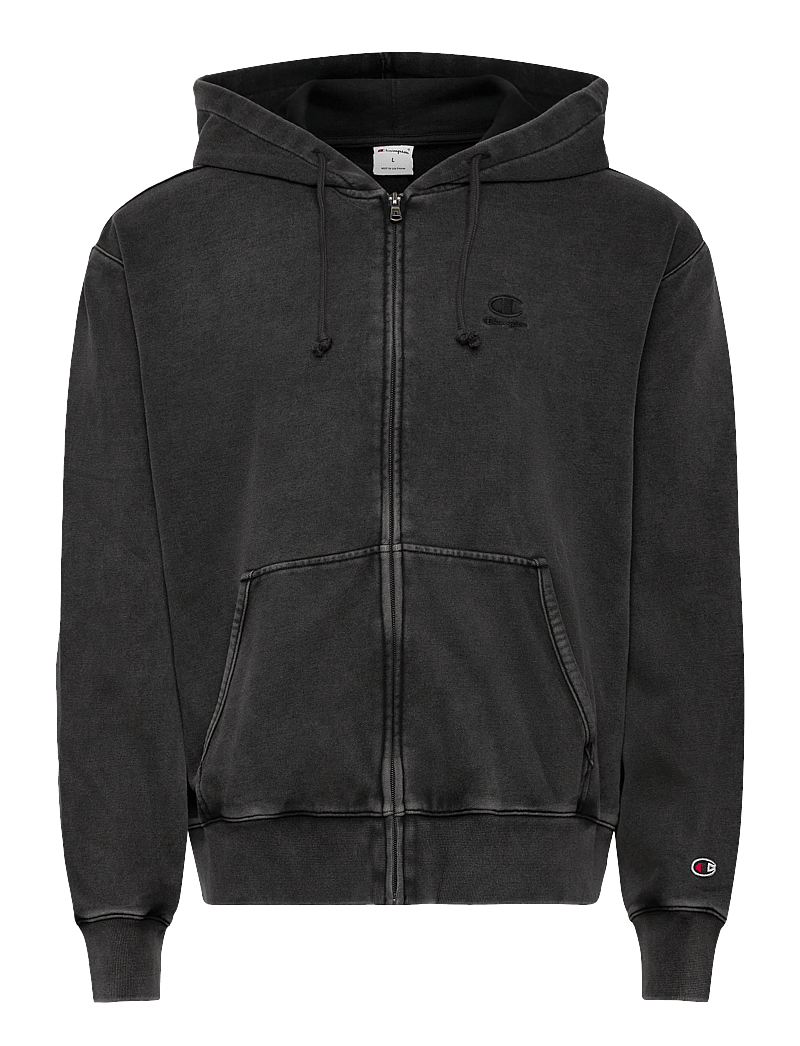 Champion - Full Zip Hoodie Sweatshirt - overdele - kk001-nbk - 0