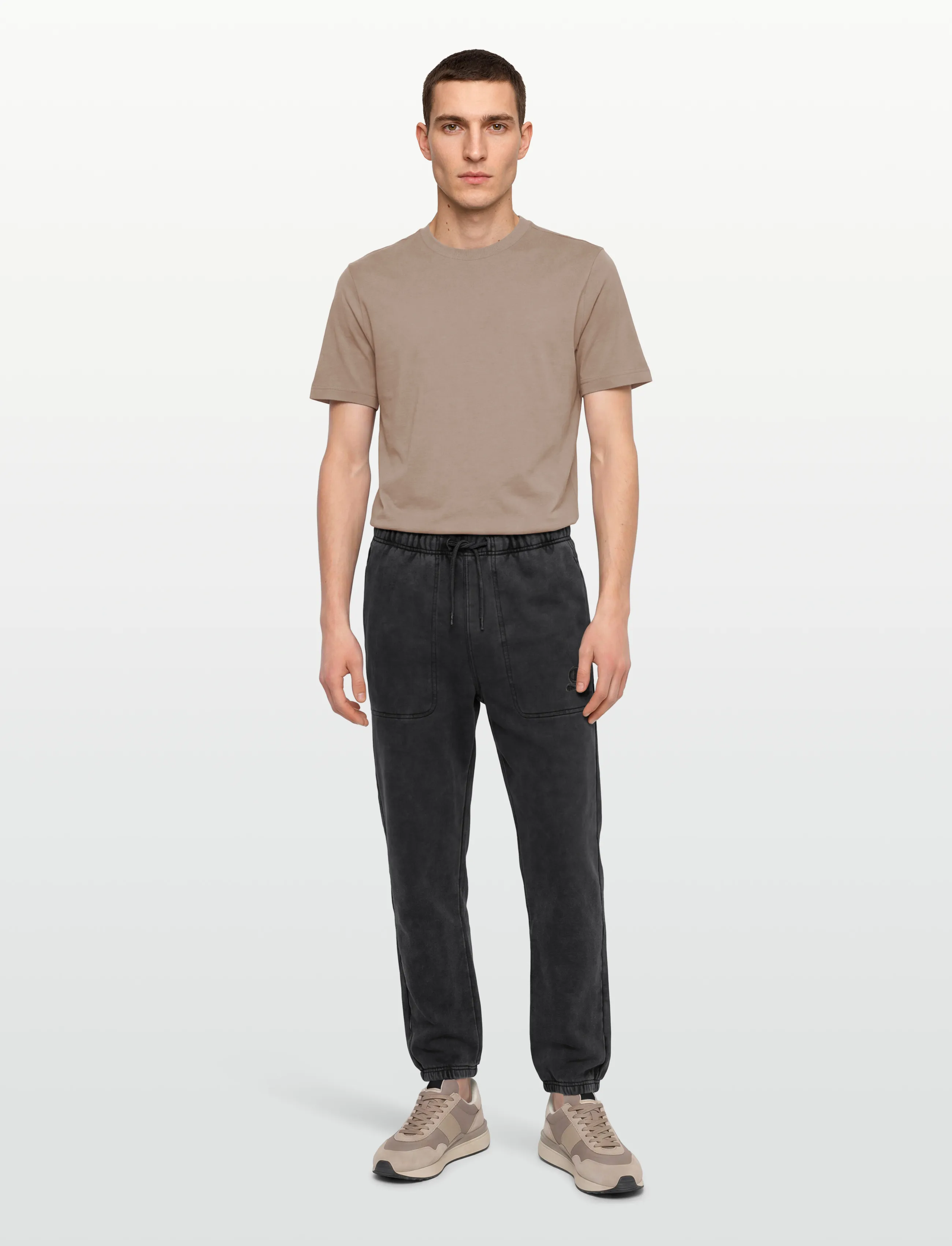 Champion Elastic Cuff Pants, Mænd, Joggingbukser Med Elastikkant, Grå, Str: L