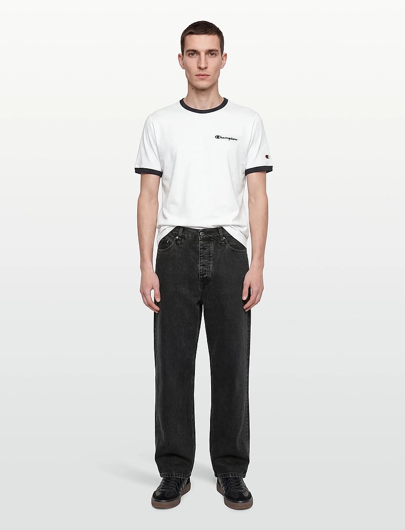 Champion - SS Tee - t-shirts - ww001-wht/nbk - 0