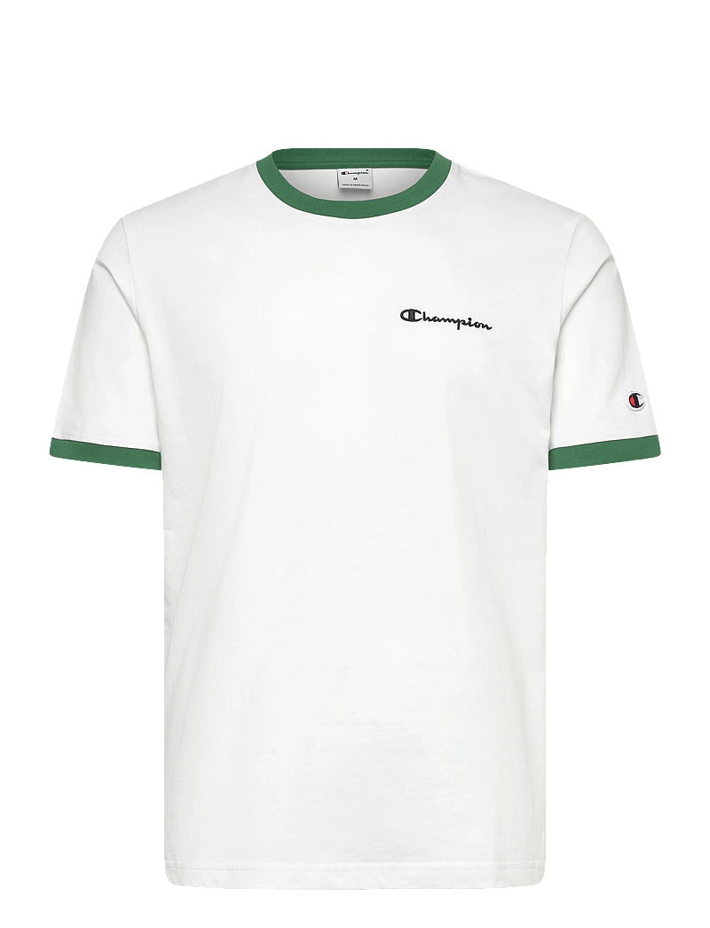 Champion - SS Tee - oberteile & t-shirts - ww010-wht/foli - 0