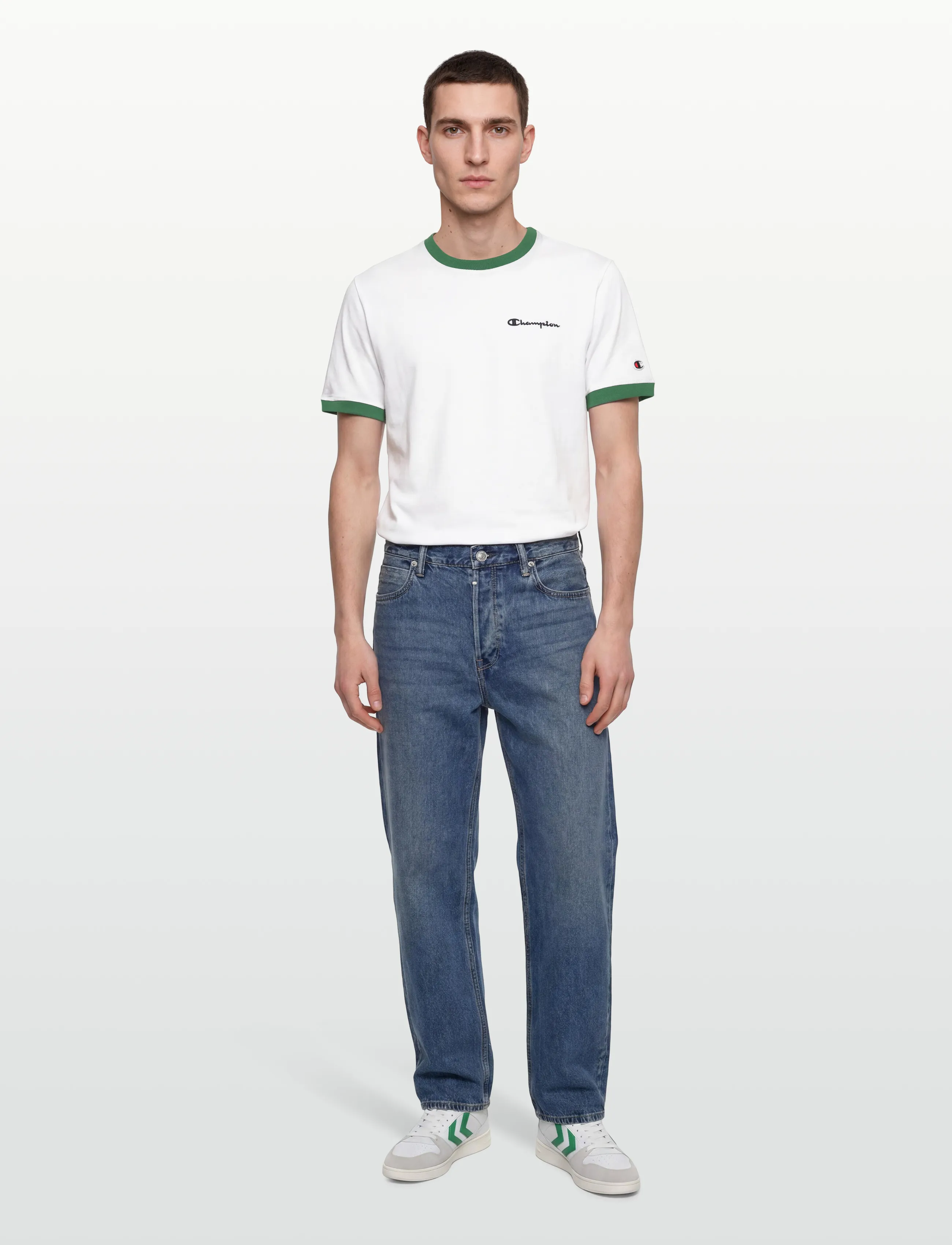 Champion SS Tee - Voir tout - WW010-WHT/FOLI / white