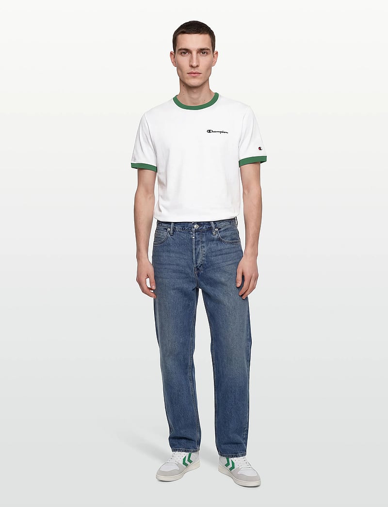 Champion - SS Tee - oberteile & t-shirts - ww010-wht/foli - 0