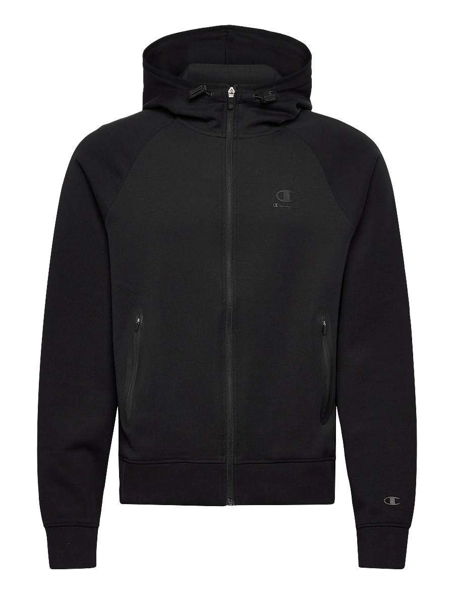 Champion - Hooded Full Zip Sweatshirt - yläosat - kk001-nbk - 1