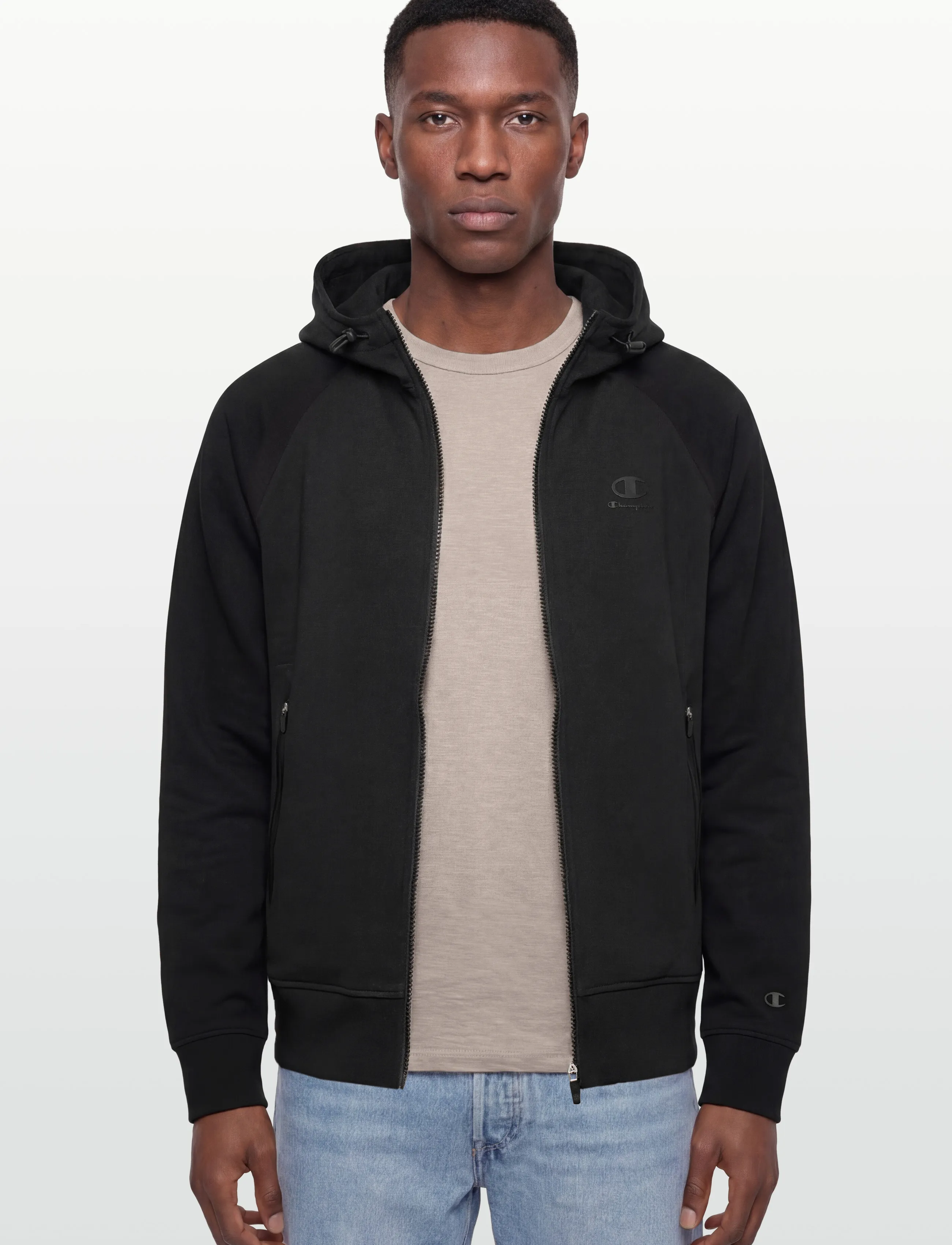 Champion - Hooded Full Zip Sweatshirt - tops - kk001-nbk - 3