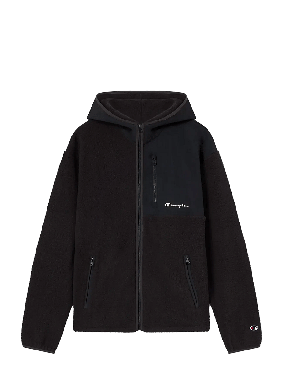 Champion - Hooded Full Zip Top - fleece & midlayer - kk001-nbk/nbk - 1