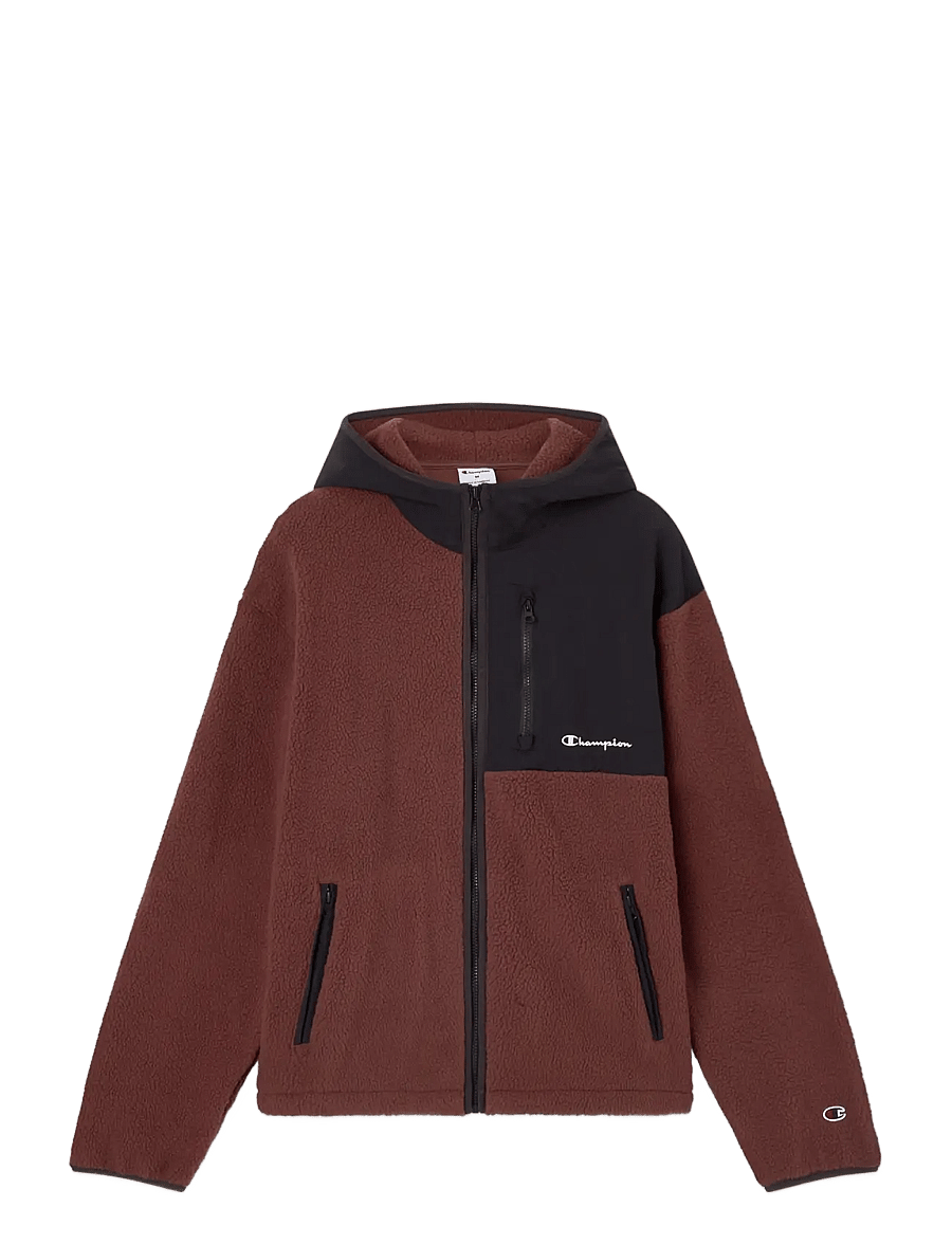 Champion - Hooded Full Zip Top - fleece & midlayer - ms578-cho/nbk - 1