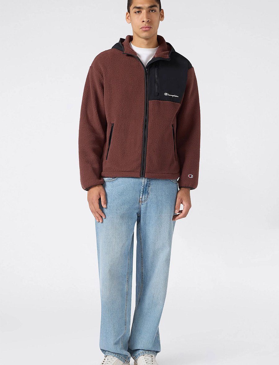 Champion - Hooded Full Zip Top - fleece & midlayer - ms578-cho/nbk - 3
