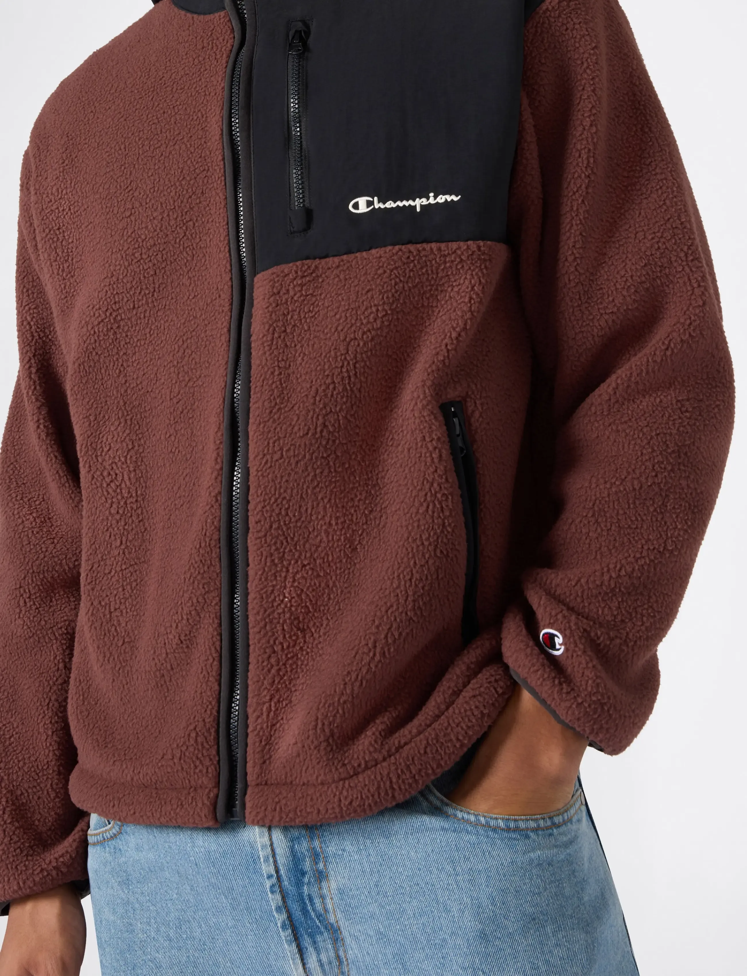 Champion - Hooded Full Zip Top - fleece & midlayer - ms578-cho/nbk - 4