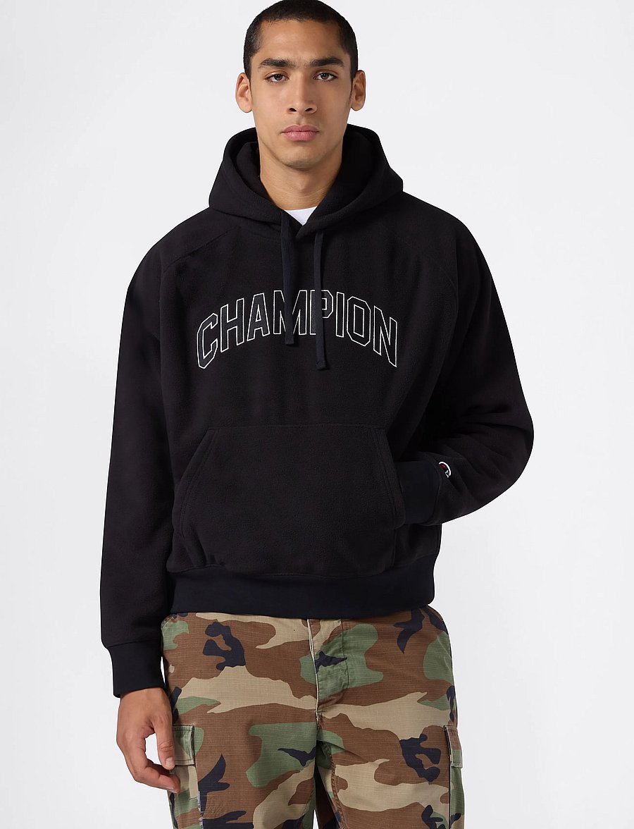 Champion - Half Zip Top - kapuutsiga dressipluusid - kk001-nbk - 0