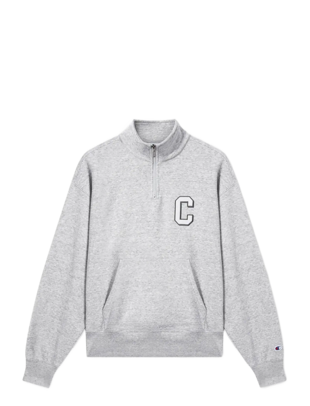 Champion Half Zip Sweatshirt - Tøj - EM021-NOXM / grey