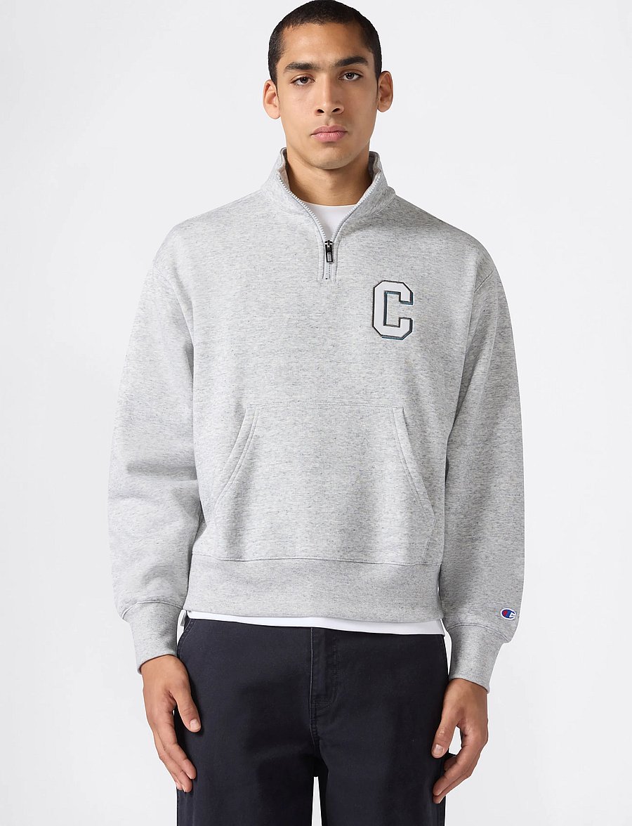 Champion - Half Zip Sweatshirt - em021-noxm - 0