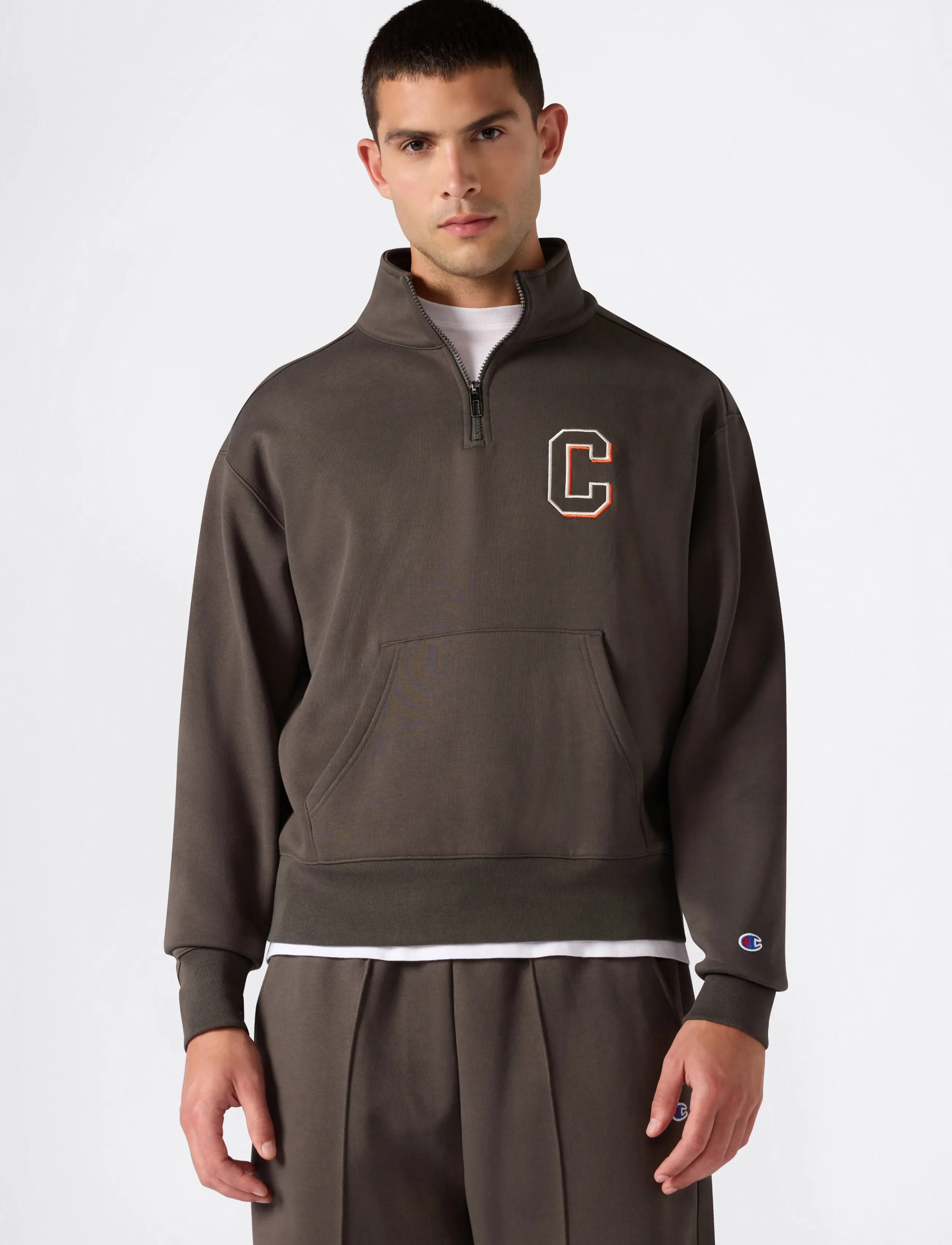 Champion - Half Zip Sweatshirt - gs509-mos - 2