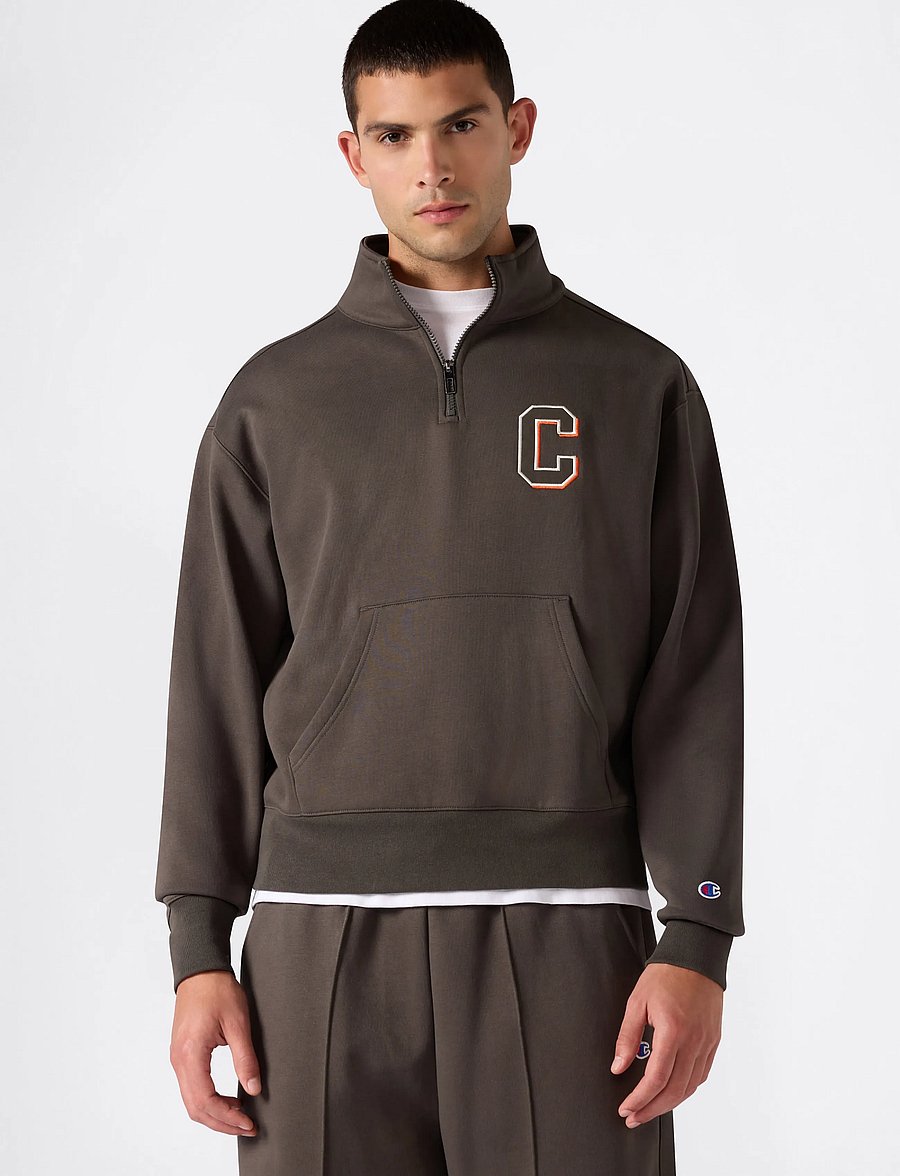 Champion - Half Zip Sweatshirt - gs509-mos - 2