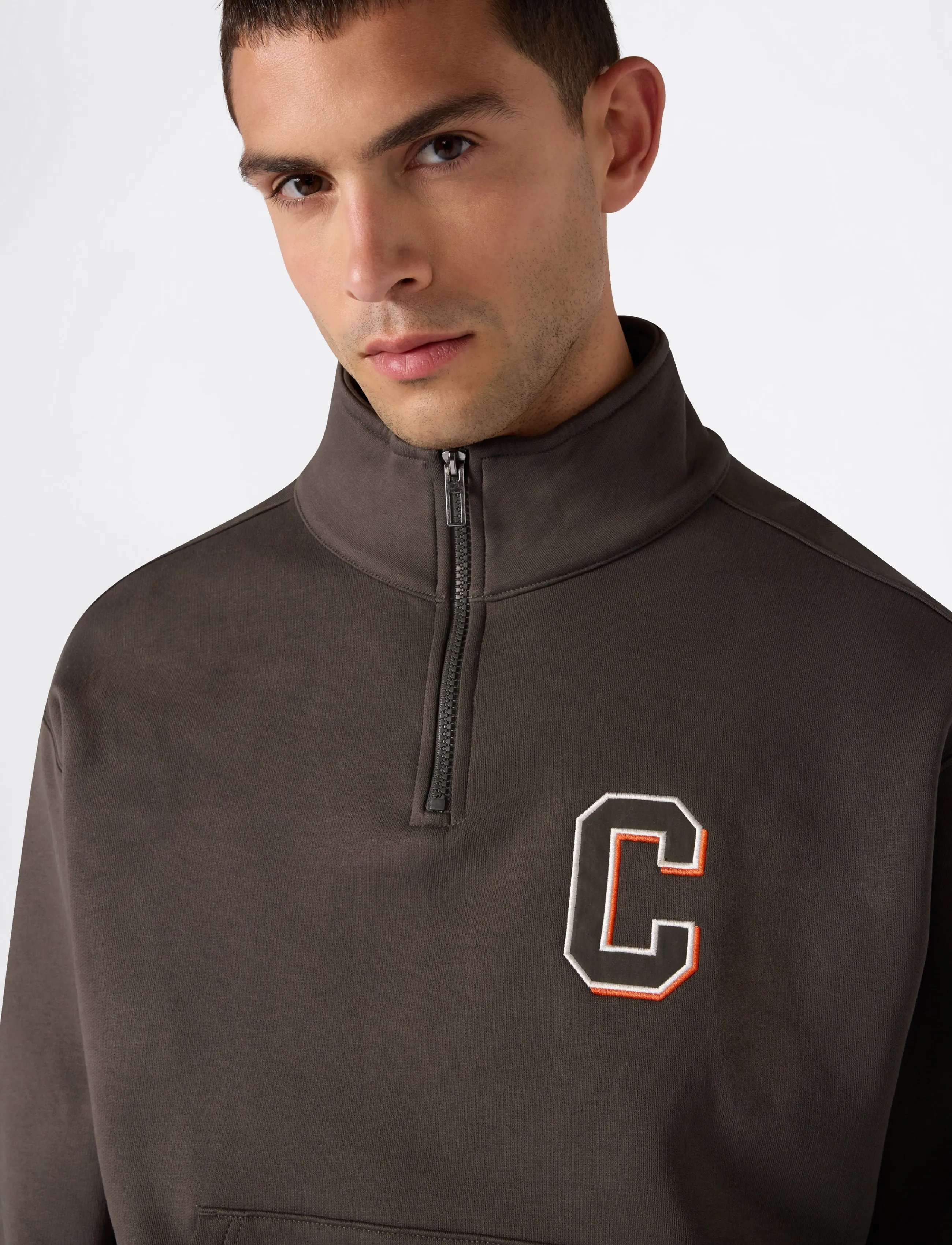 Champion - Half Zip Sweatshirt - gs509-mos - 4