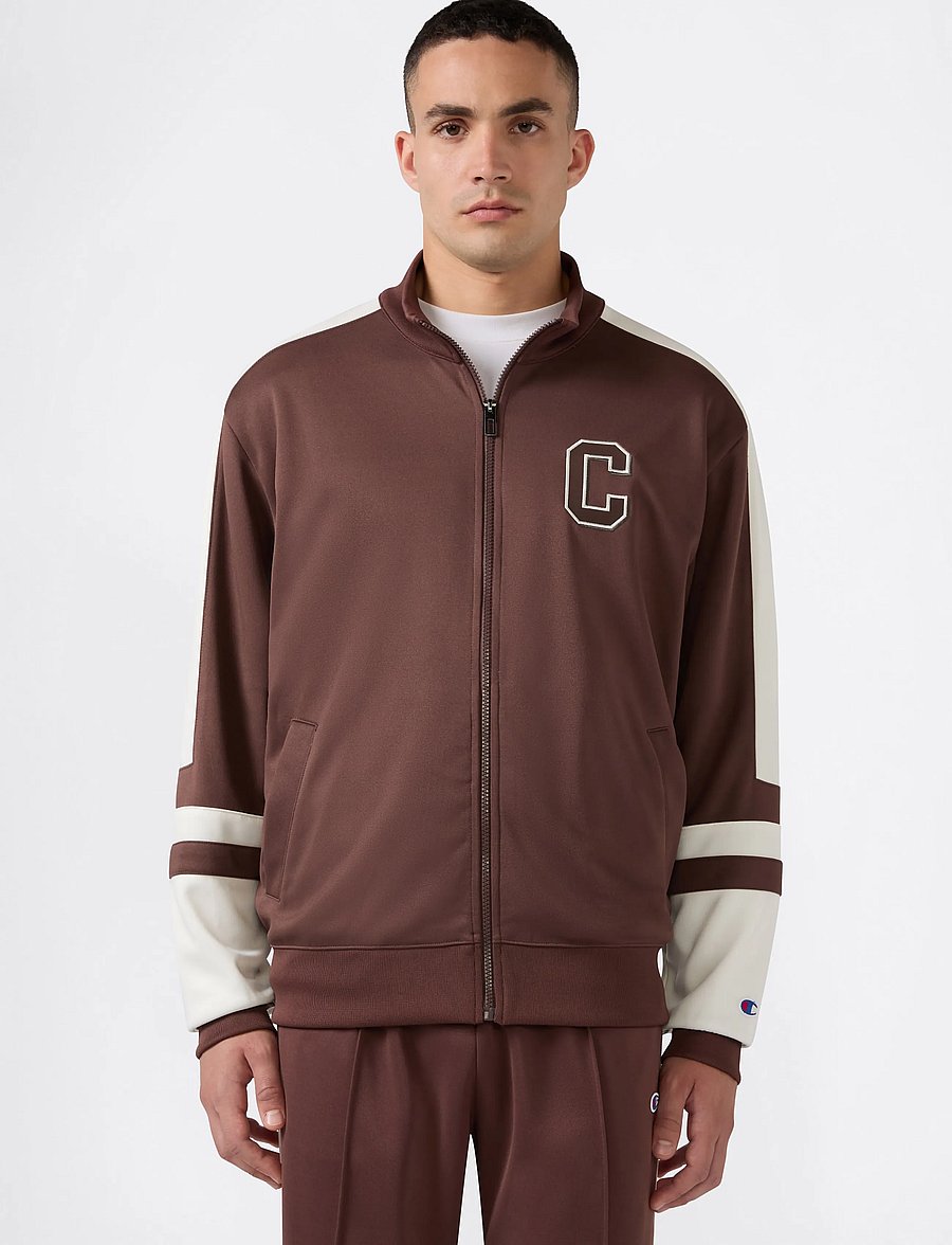 Champion - Full Zip Sweatshirt - Överdelar - ms578-cho/egt - 2