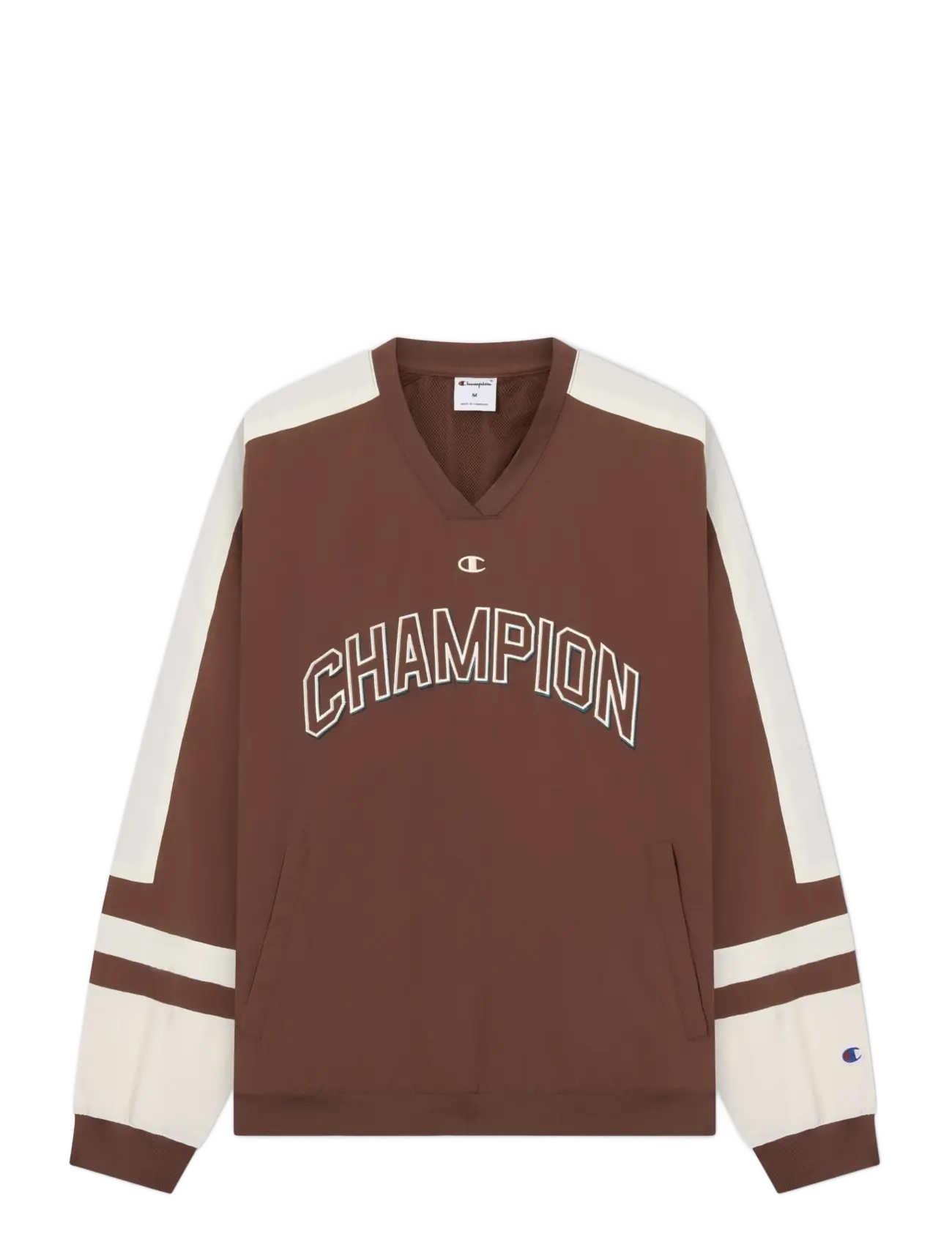 Champion Nylon Top - Sweatshirts - MS578-CHO/EGT / brown