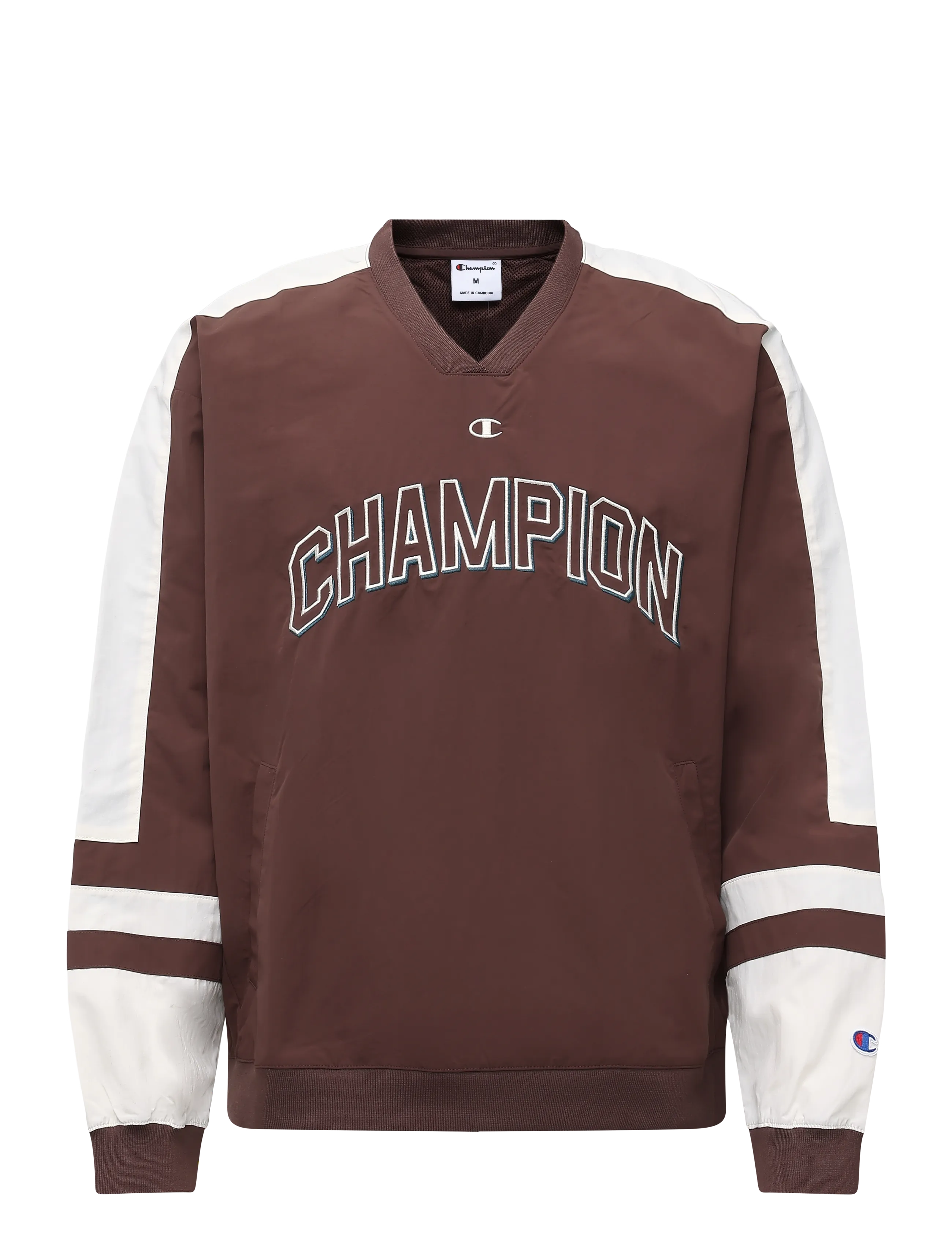 Champion Nylon Top - Sweatshirts - MS578-CHO/EGT / brown