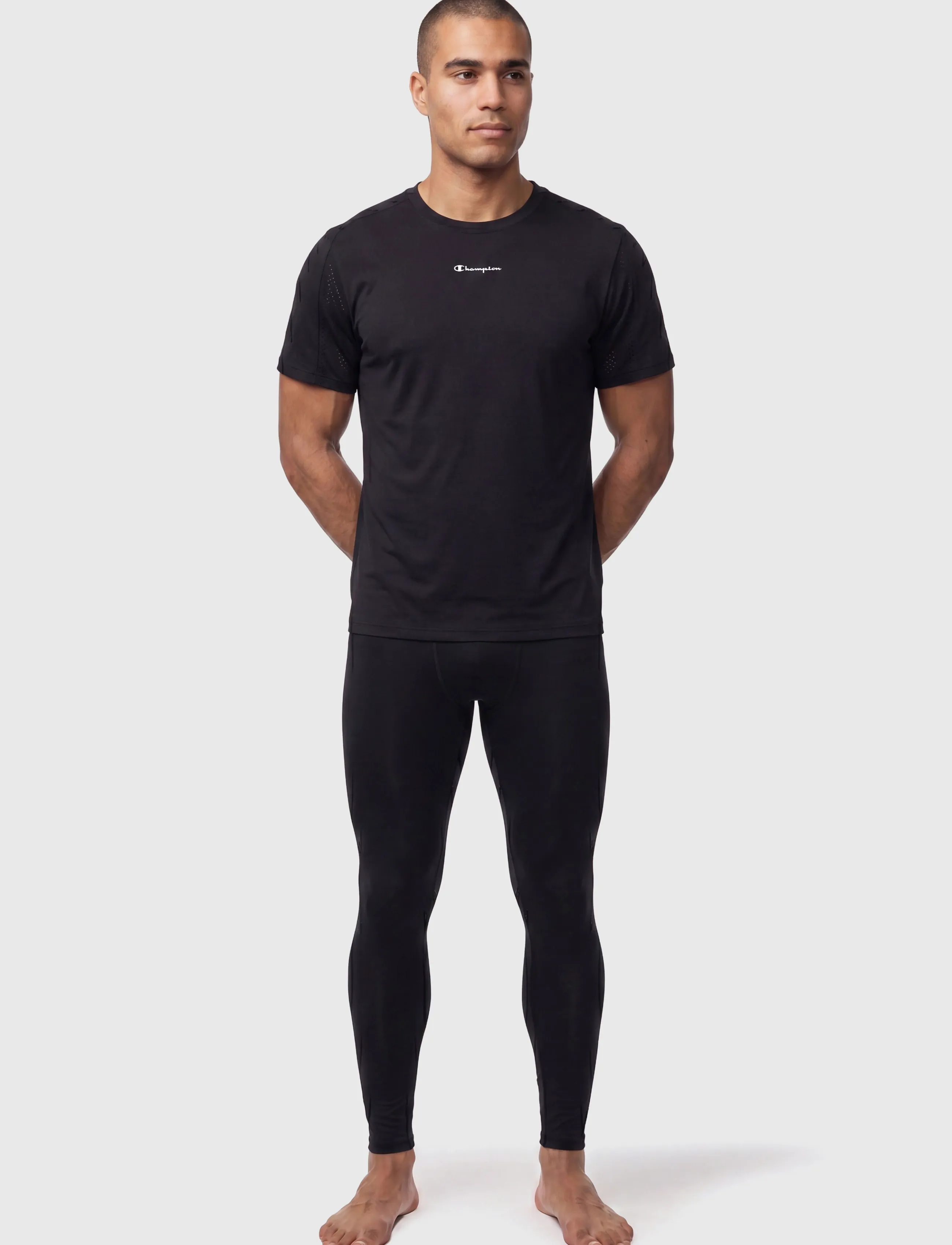 Champion T T-Shirt, T-Shirt, Sort, Str: M
