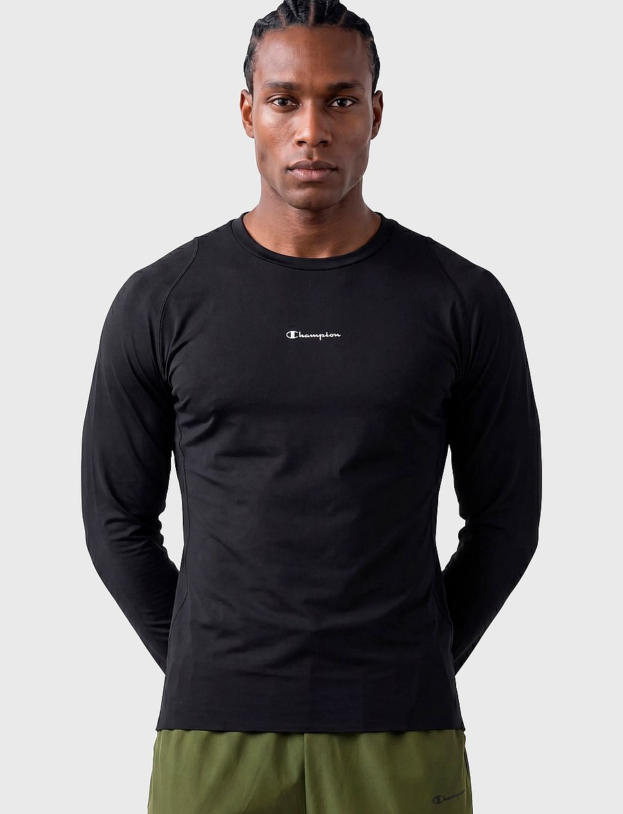 Champion - LS Tee - långärmade tröjor - kk001-nbk - 2