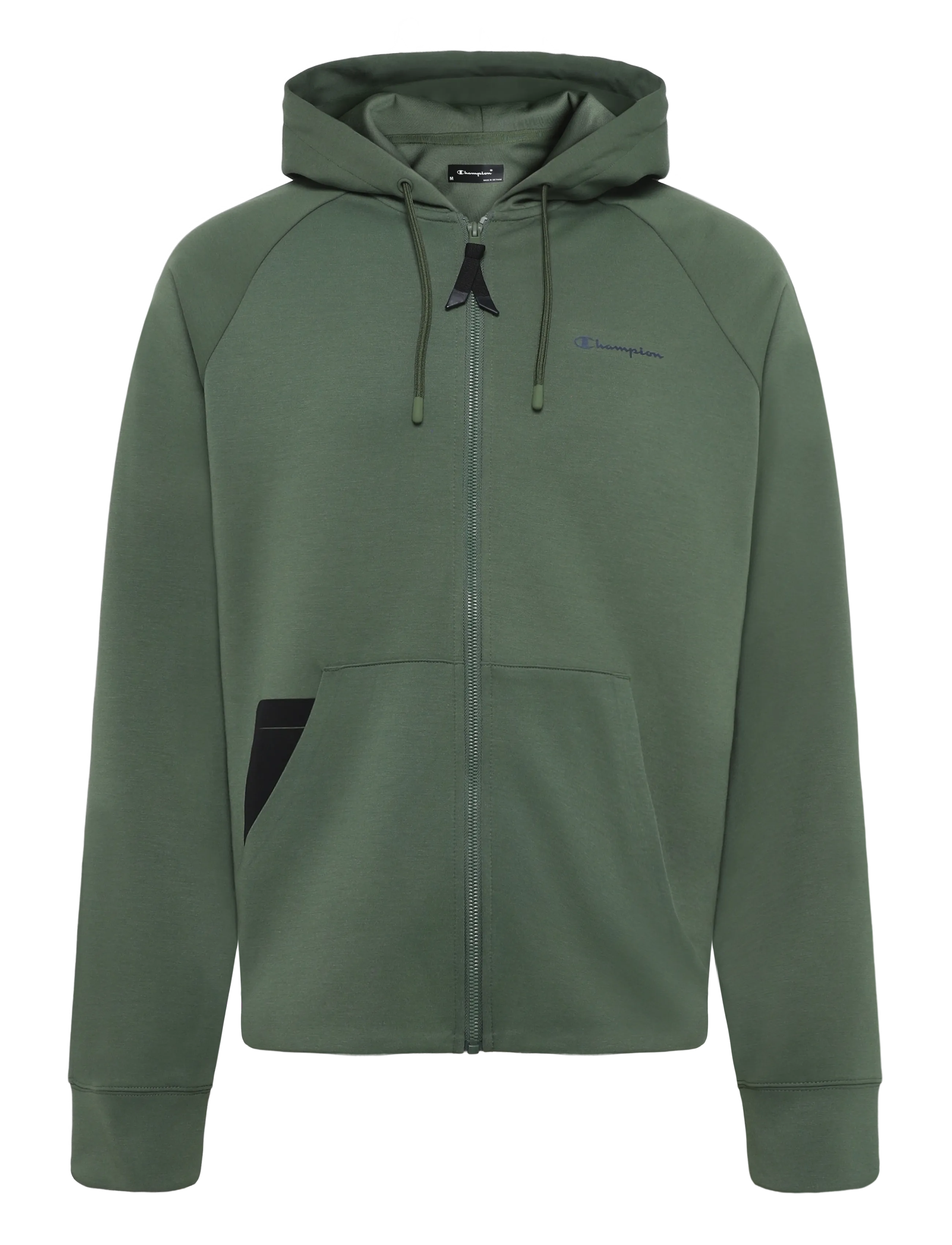 Champion Hooded Full Zip Sweatshirt - Riided - GS548-BZG / khaki/green