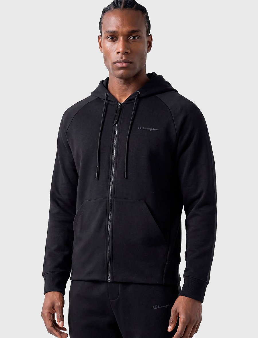 Champion - Hooded Full Zip Sweatshirt - kk001-nbk - 3