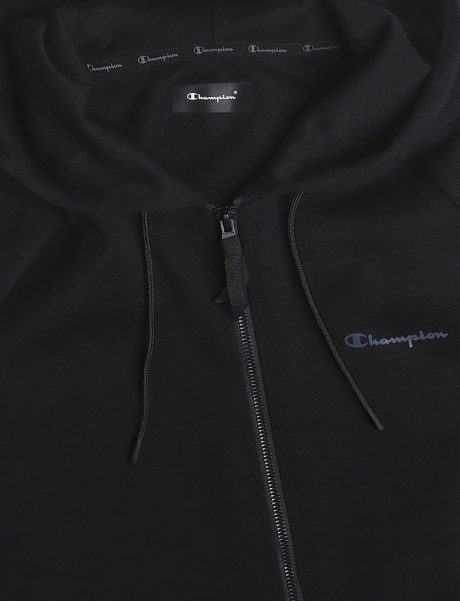 Champion - Hooded Full Zip Sweatshirt - kk001-nbk - 5
