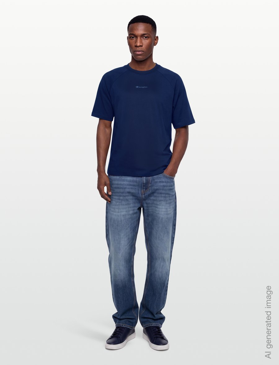 Champion - SS Tee - oberteile & t-shirts - bs558-pgbl - 0