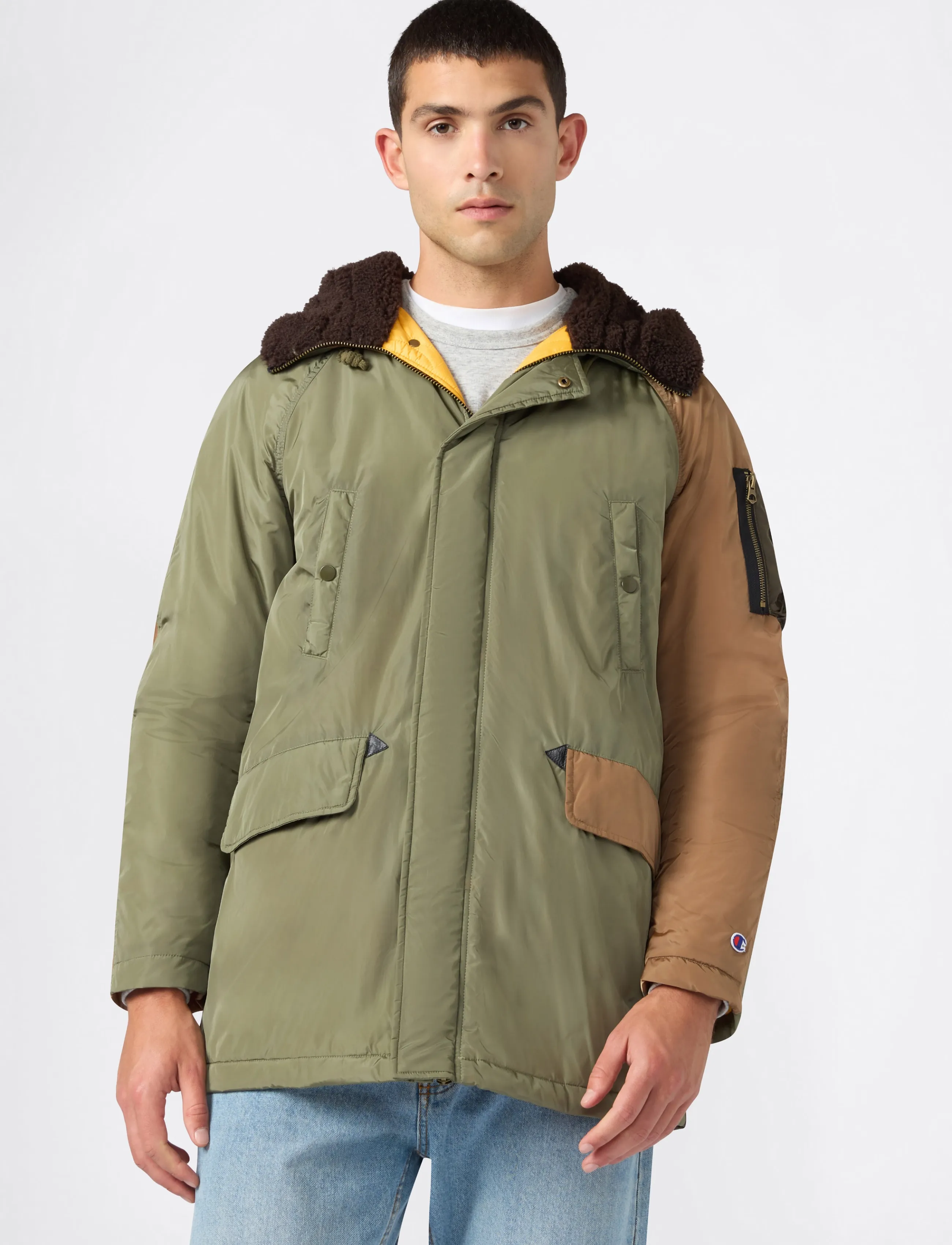 Champion - Jacket - parkasjackor - gs519-irl/eab/sud/cct/yel - 2
