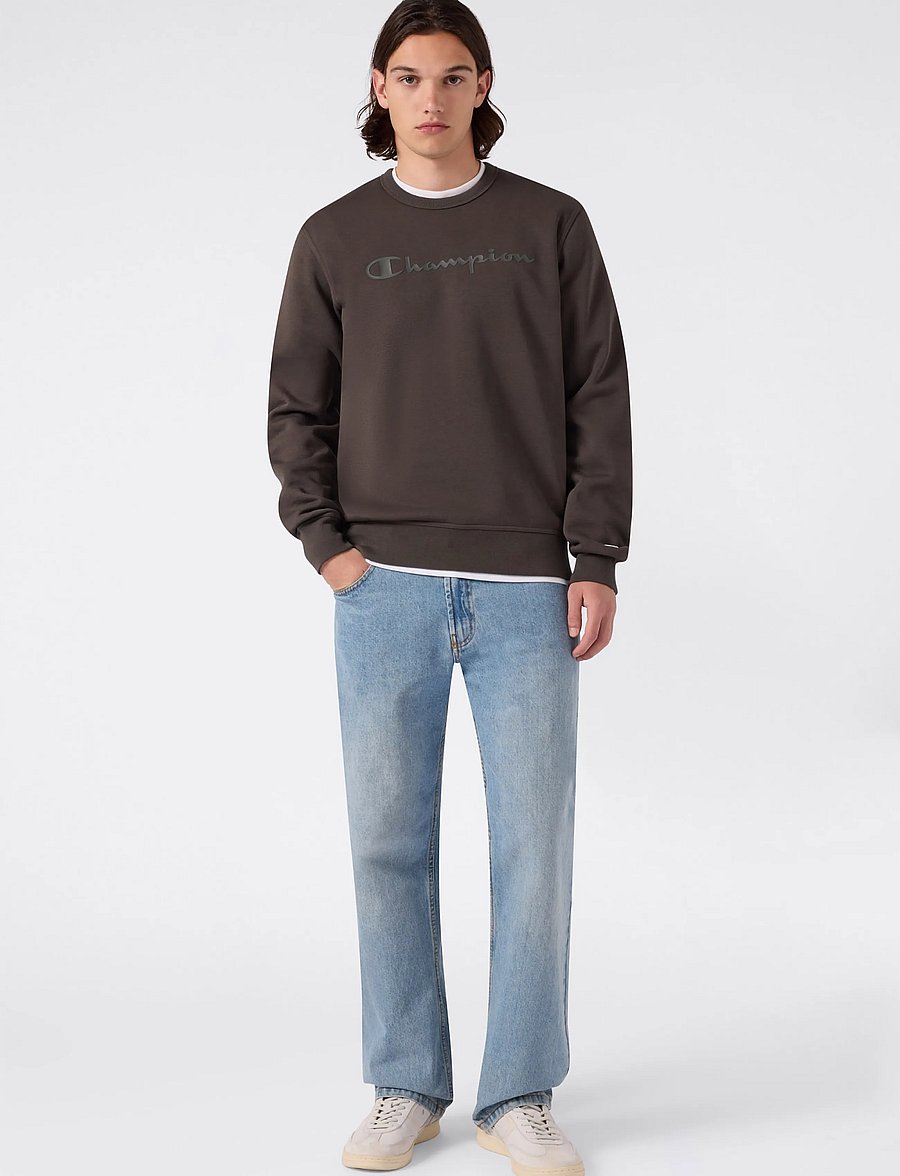 Champion - Crewneck Sweatshirt - Överdelar - gs509-mos - 0