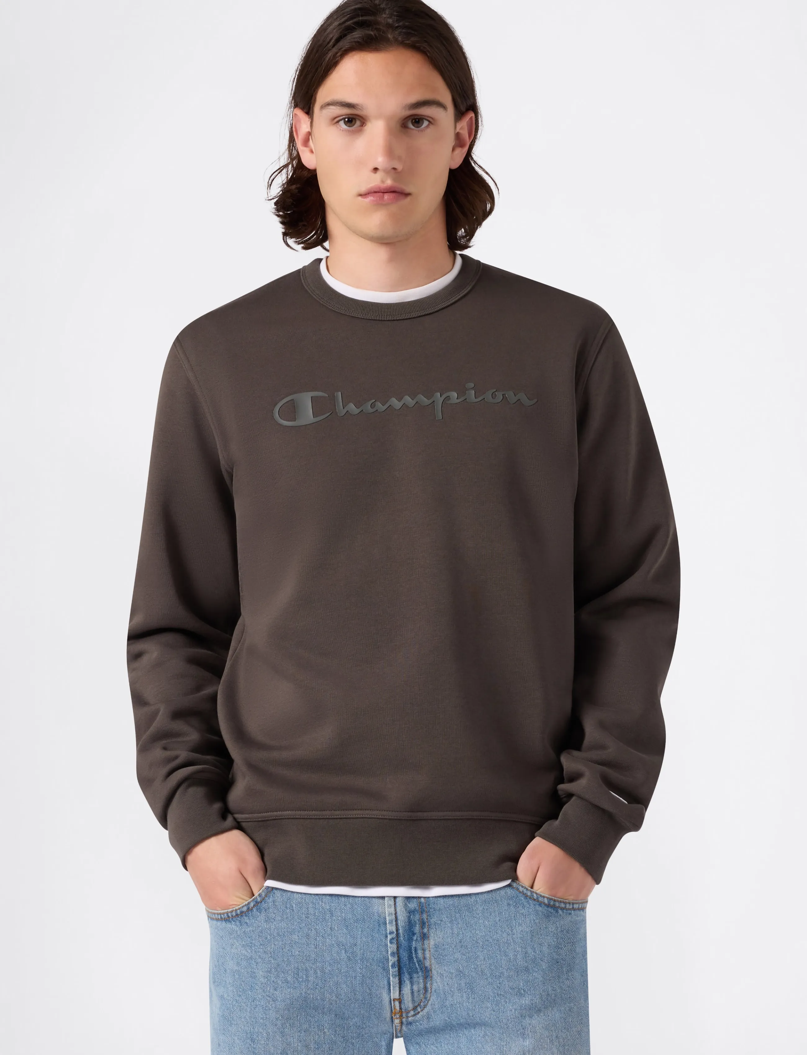 Champion - Crewneck Sweatshirt - Överdelar - gs509-mos - 4