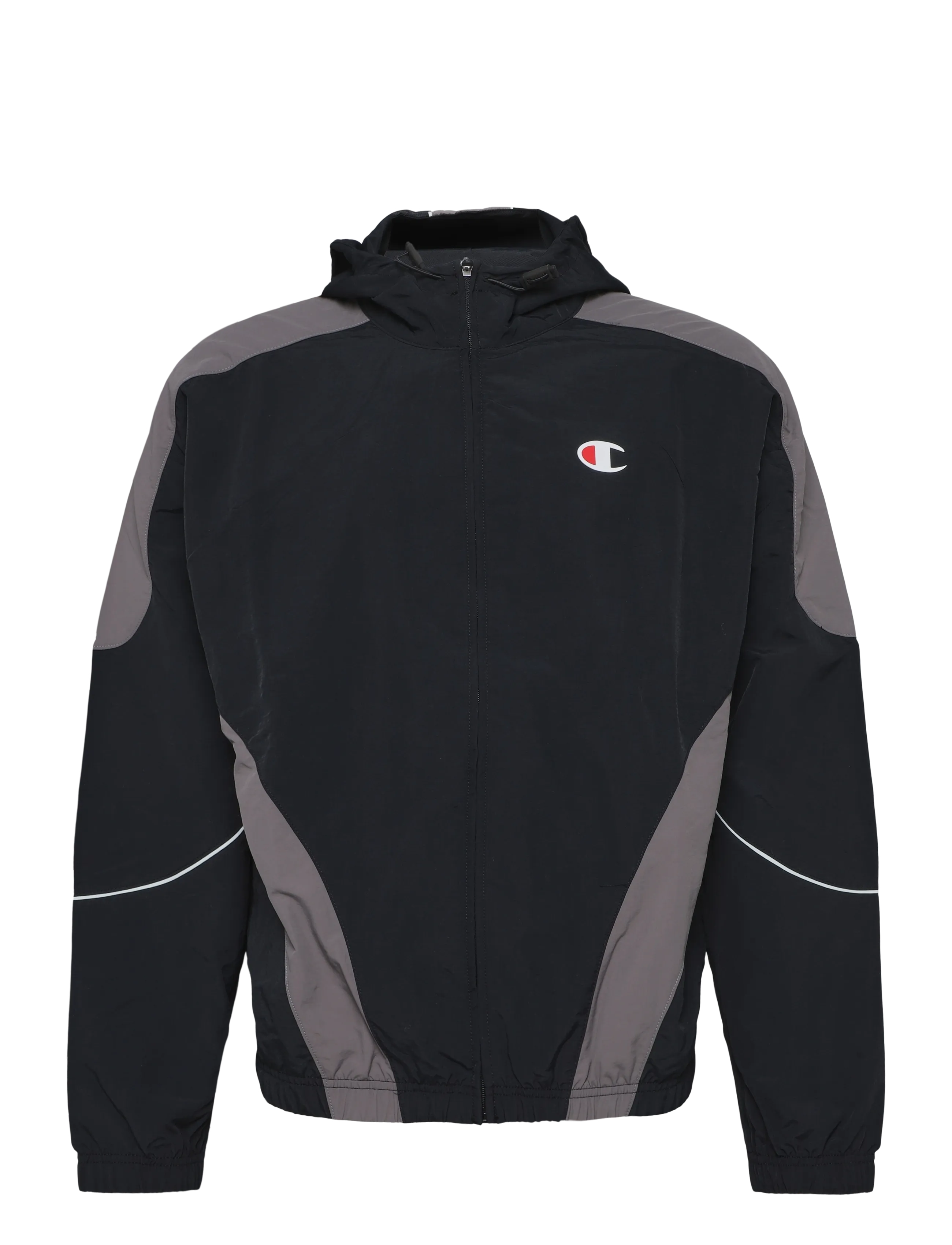 Champion Hooded Full Zip Top - Visa allt - KK001-NBK/DGG / black