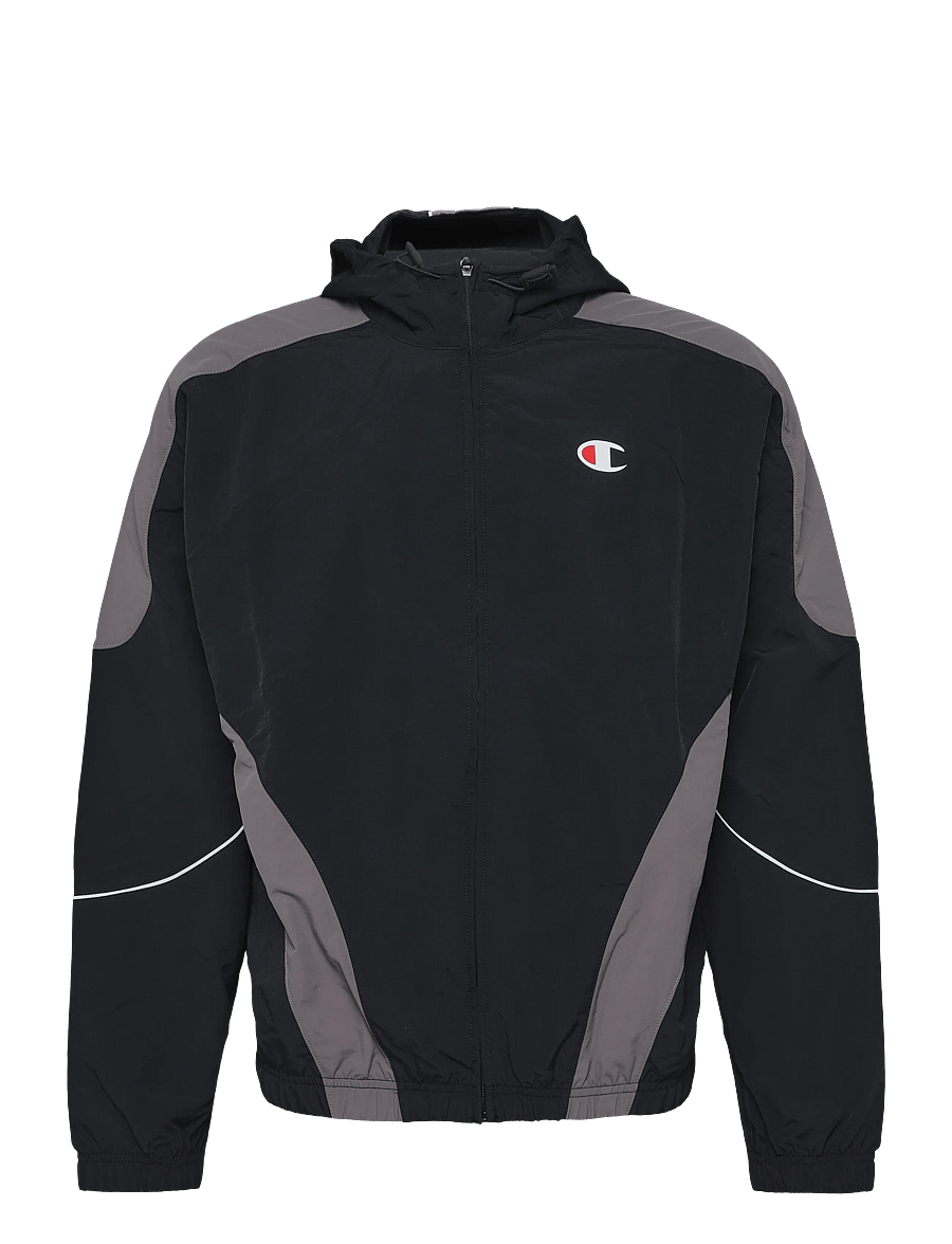 Champion - Hooded Full Zip Top - casual jakker - kk001-nbk/dgg - 1