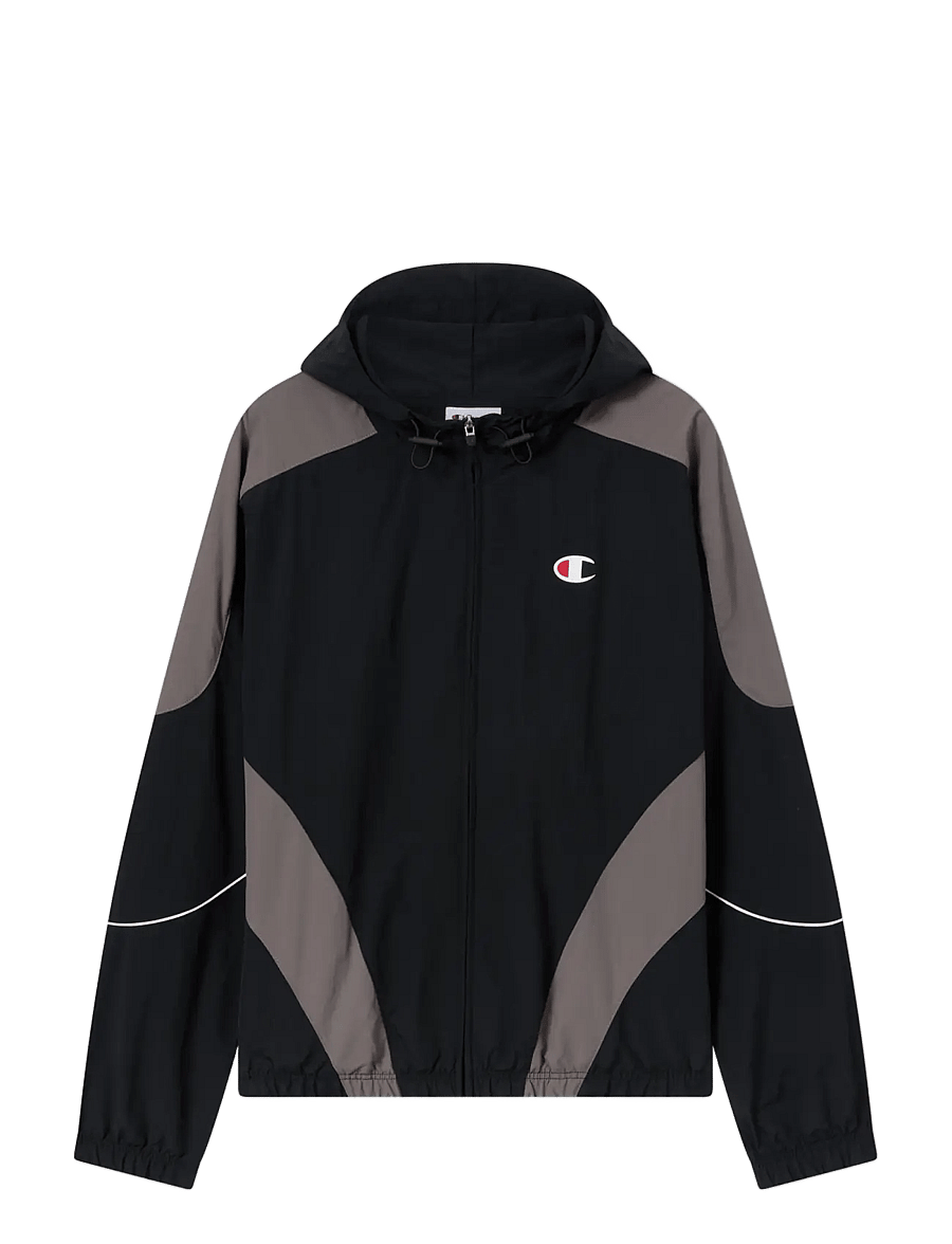 Champion - Hooded Full Zip Top - casual jakker - kk001-nbk/dgg - 1