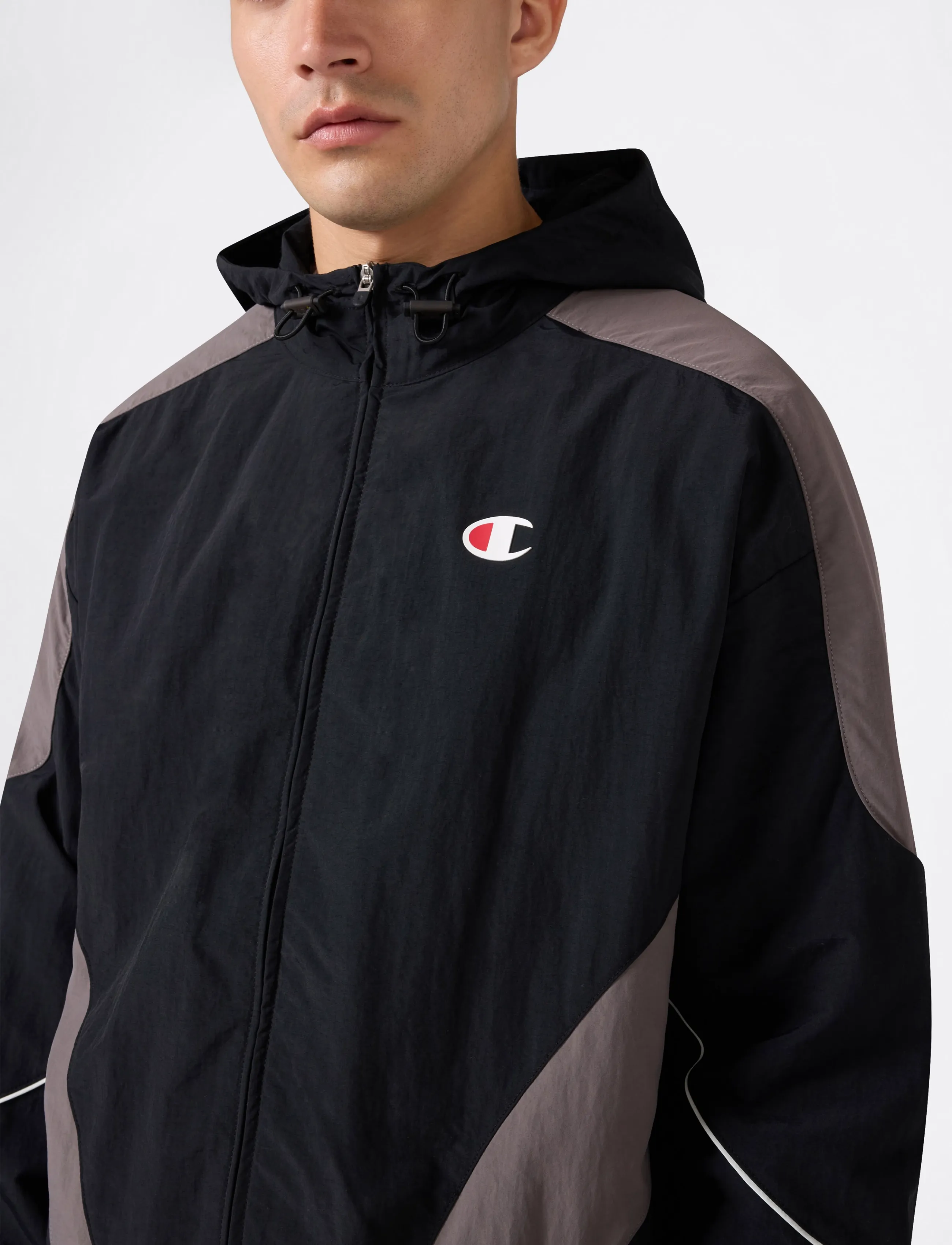Champion - Hooded Full Zip Top - casual jakker - kk001-nbk/dgg - 4