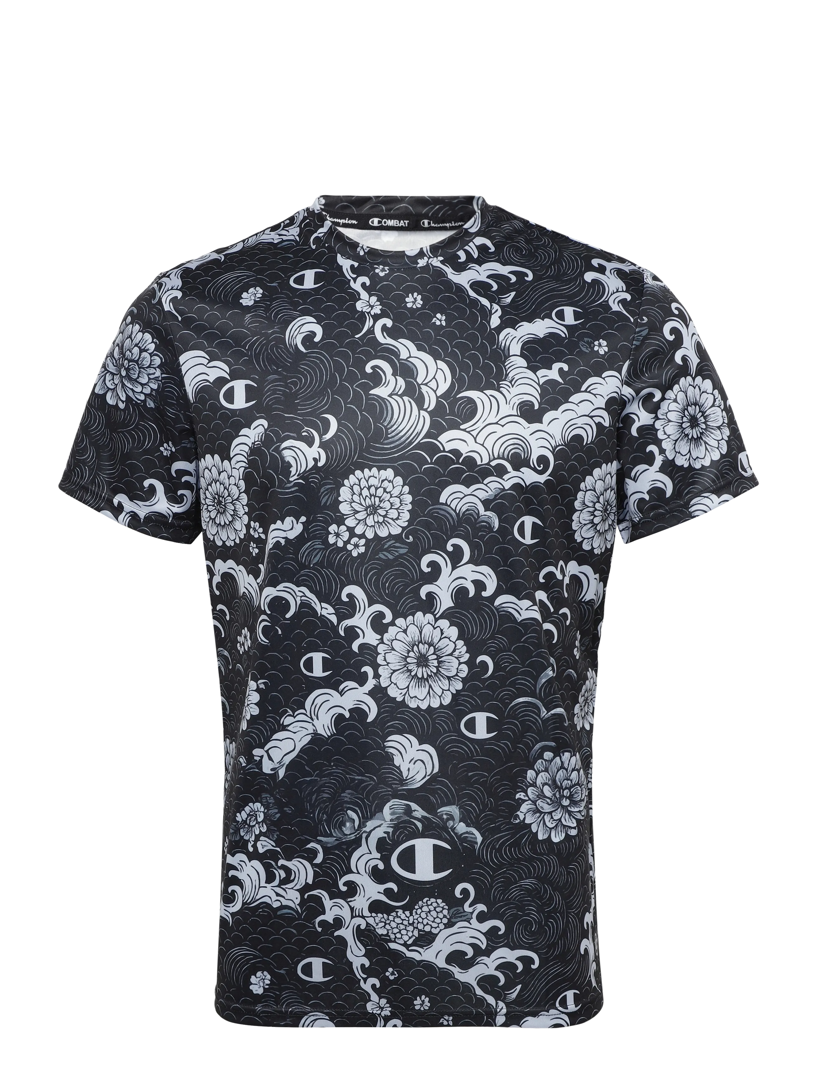 Champion SS Tee - Vis alt - KL001-NBK/ALLOVER / black
