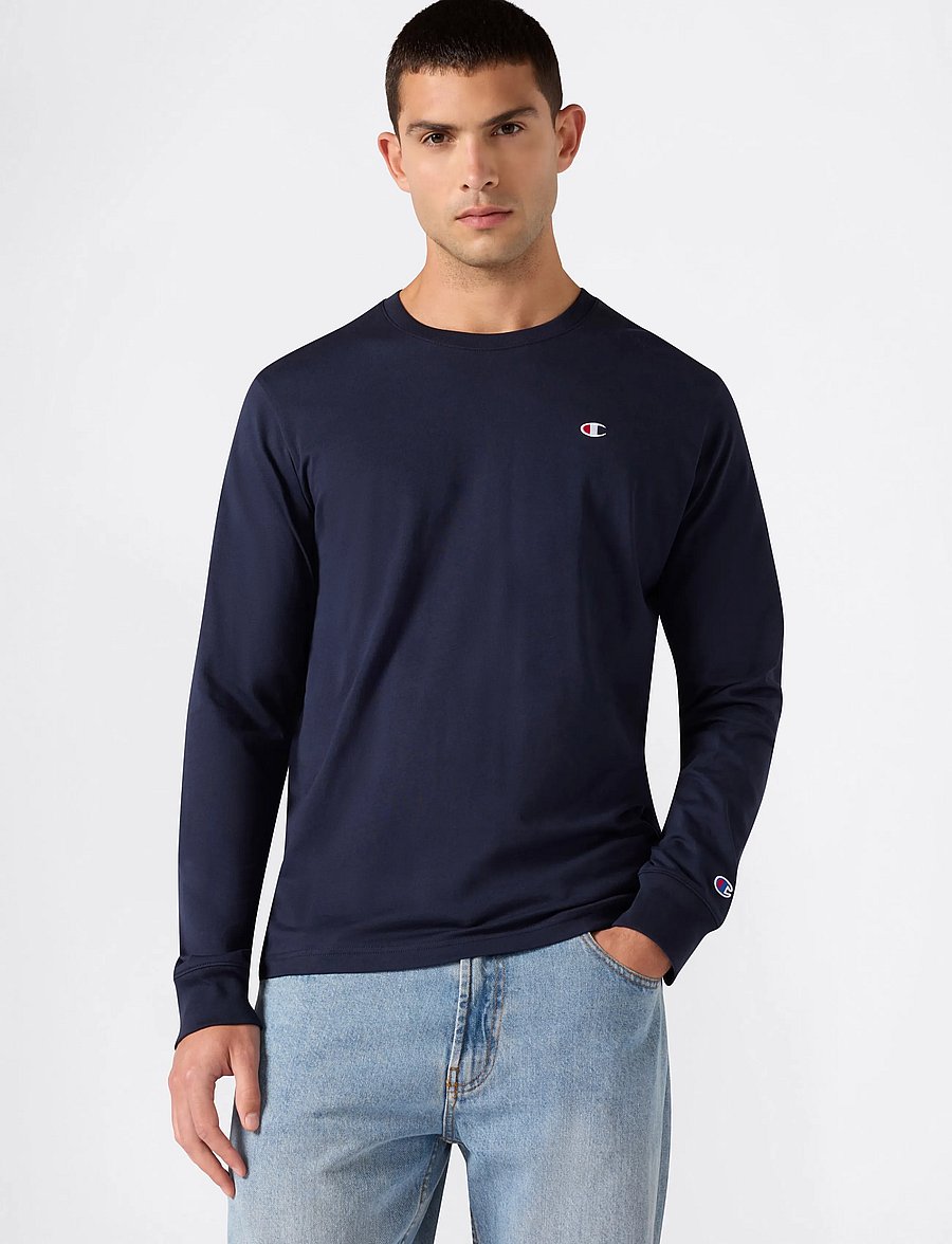 Champion - Crewneck T-Shirt - långärmade tröjor - bs501-nny - 2
