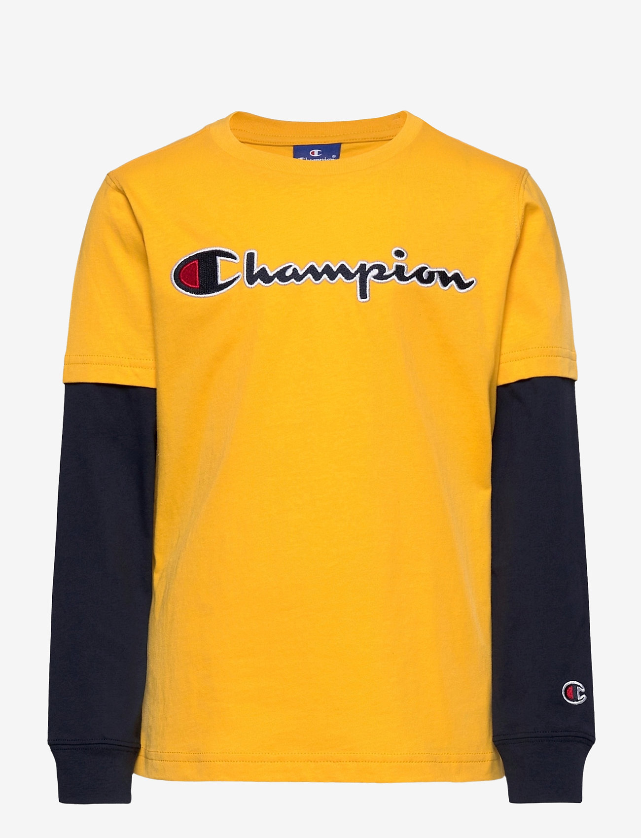 Champion - Long Sleeve Crewneck T-Shirt - old gold - 0
