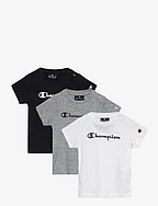 3 pack t-shirt - WHITE B